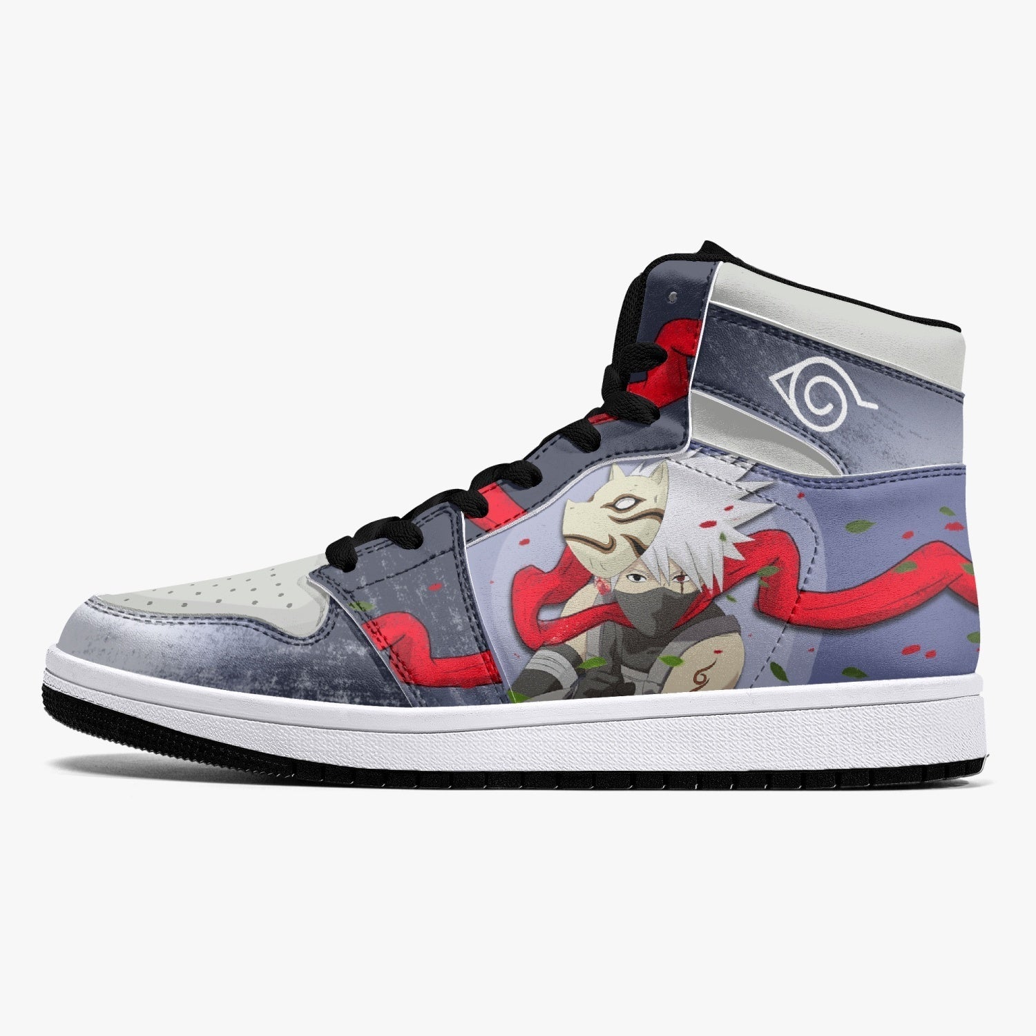 Kakashi Hatake Anbu Naruto Mid 1 Basketball Shoes