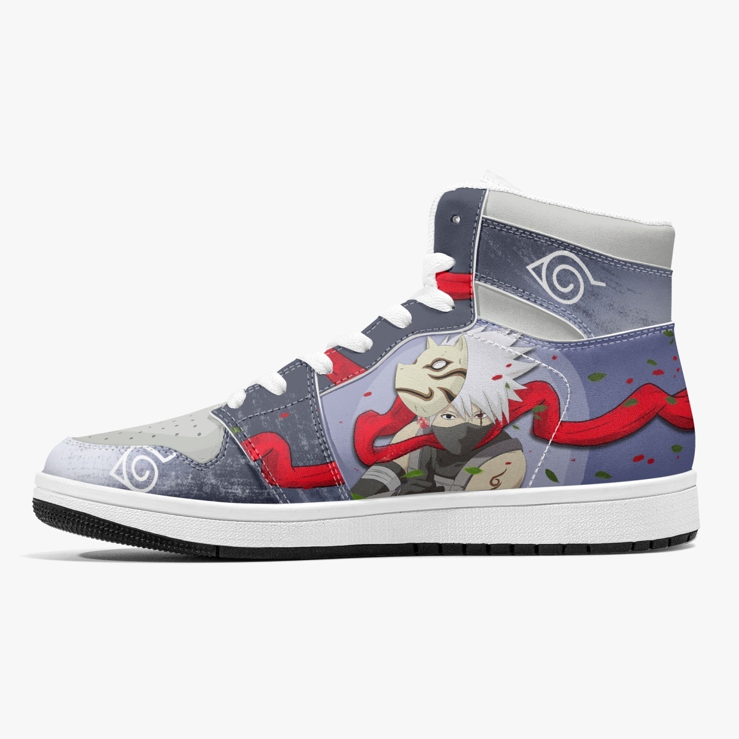 Kakashi Hatake Anbu Naruto Mid 1 Basketball Shoes