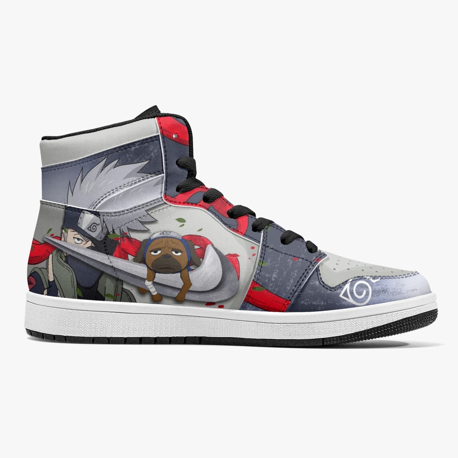 Kakashi Hatake Anbu Naruto Mid 1 Basketball Shoes