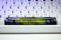 Black and Green Katana spacebar - Hirosart