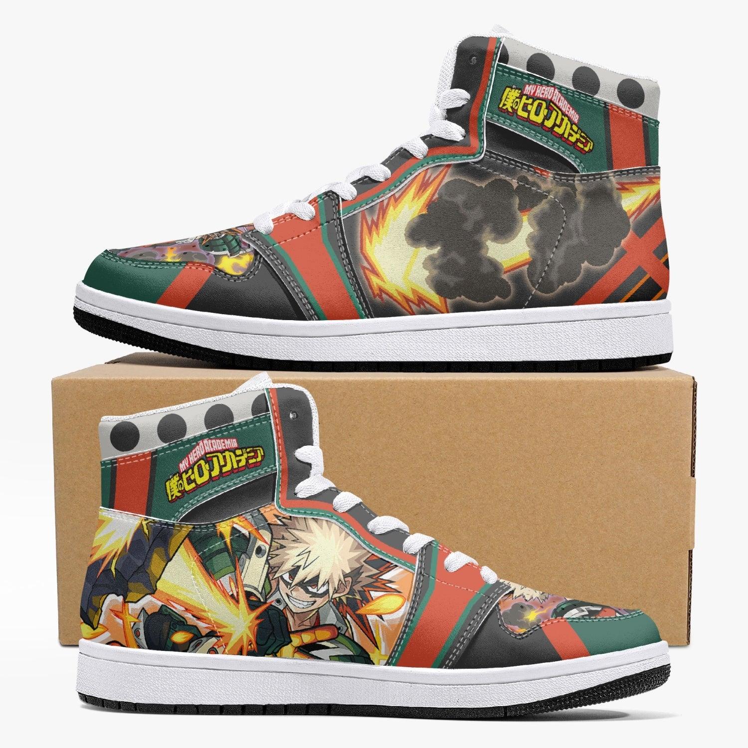 Katsuki Bakugo My Hero Academia Mid 1 Basketball Shoes