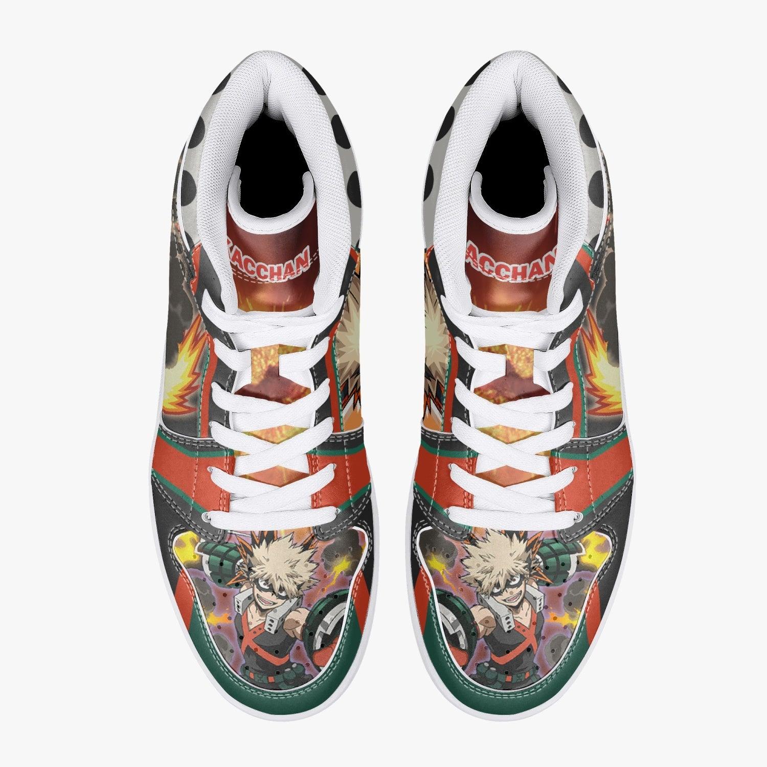 Katsuki Bakugo My Hero Academia Mid 1 Basketball Shoes for Kids