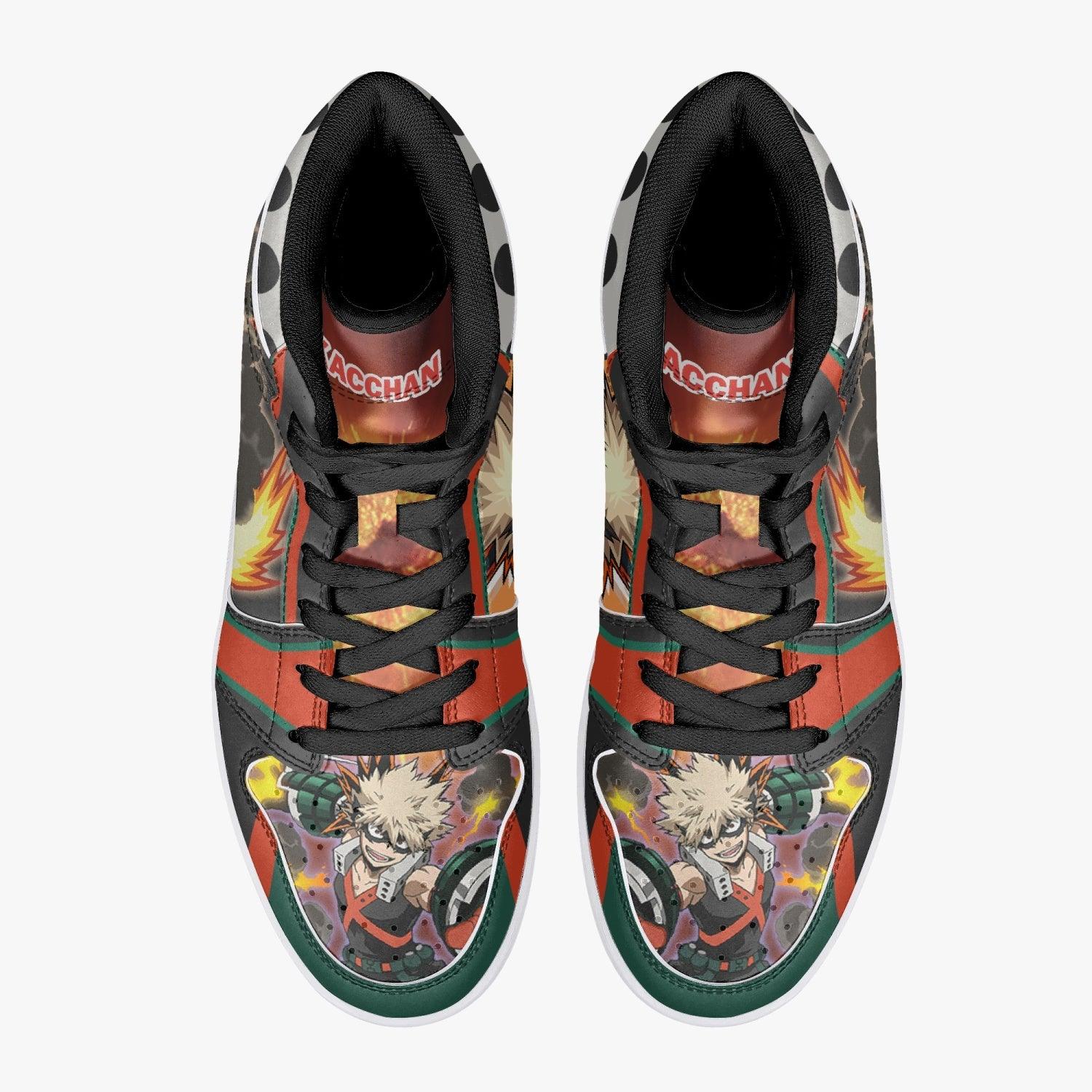 Katsuki Bakugo My Hero Academia Mid 1 Basketball Shoes for Kids