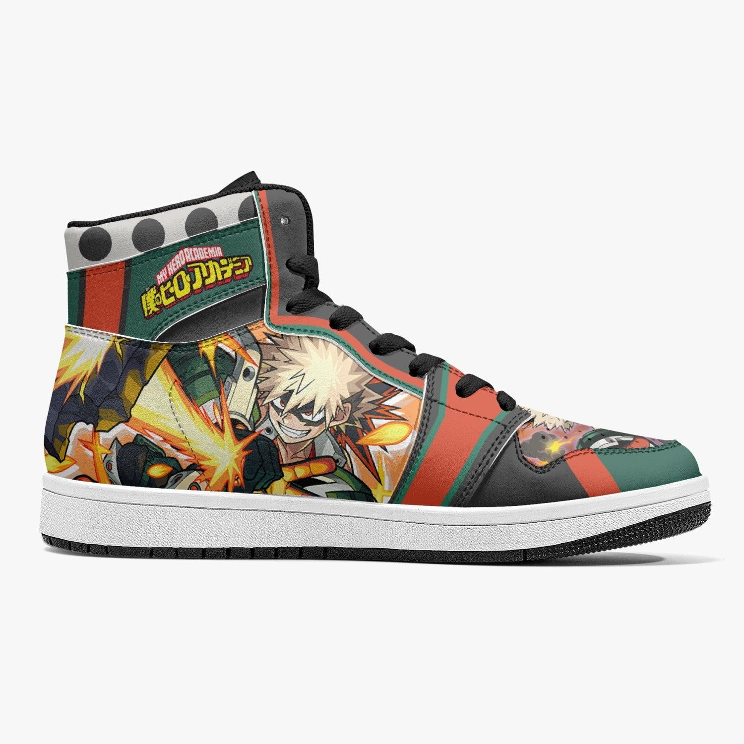 Katsuki Bakugo My Hero Academia Mid 1 Basketball Shoes for Kids