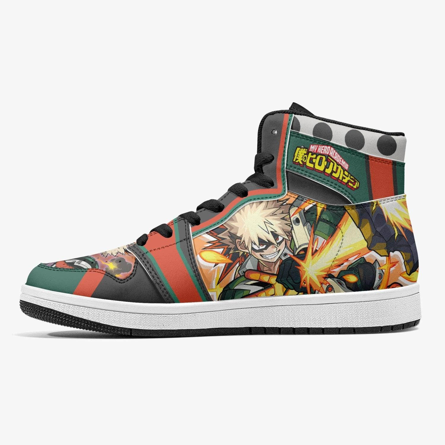 Katsuki Bakugo My Hero Academia Mid 1 Basketball Shoes for Kids