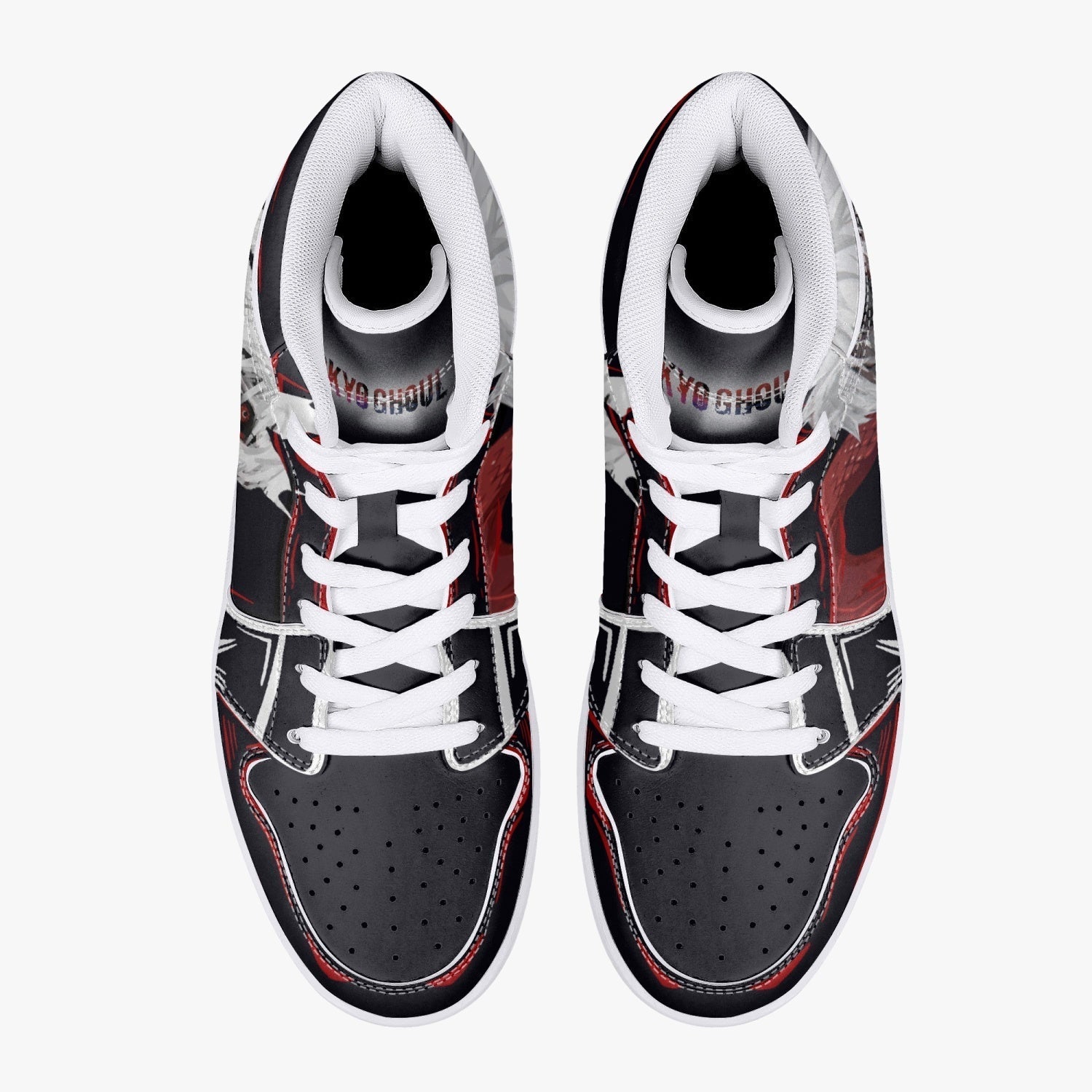 Ken Kaneki Tokyo Ghoul Mid 1 Basketball Shoes