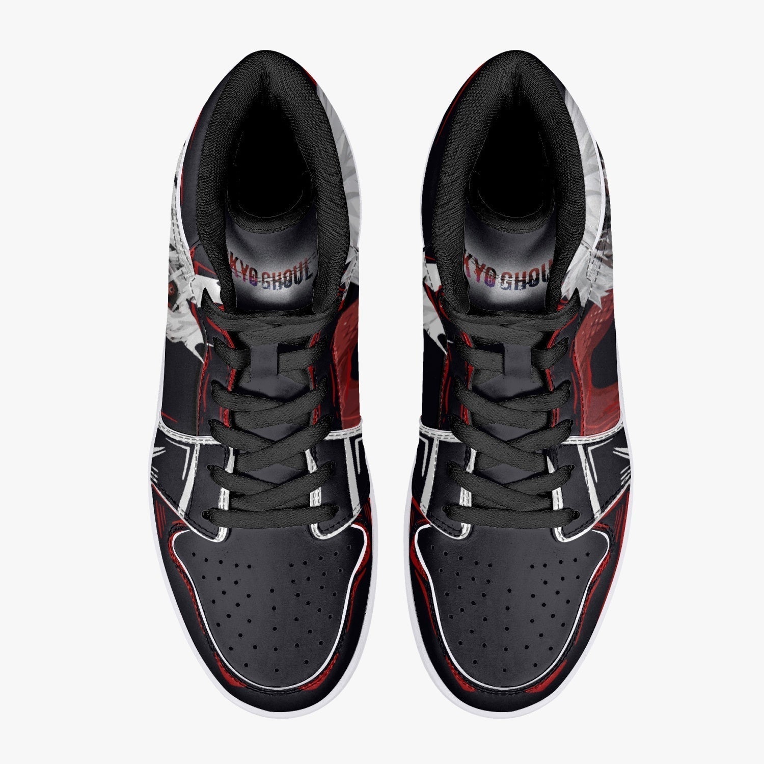 Ken Kaneki Tokyo Ghoul Mid 1 Basketball Shoes