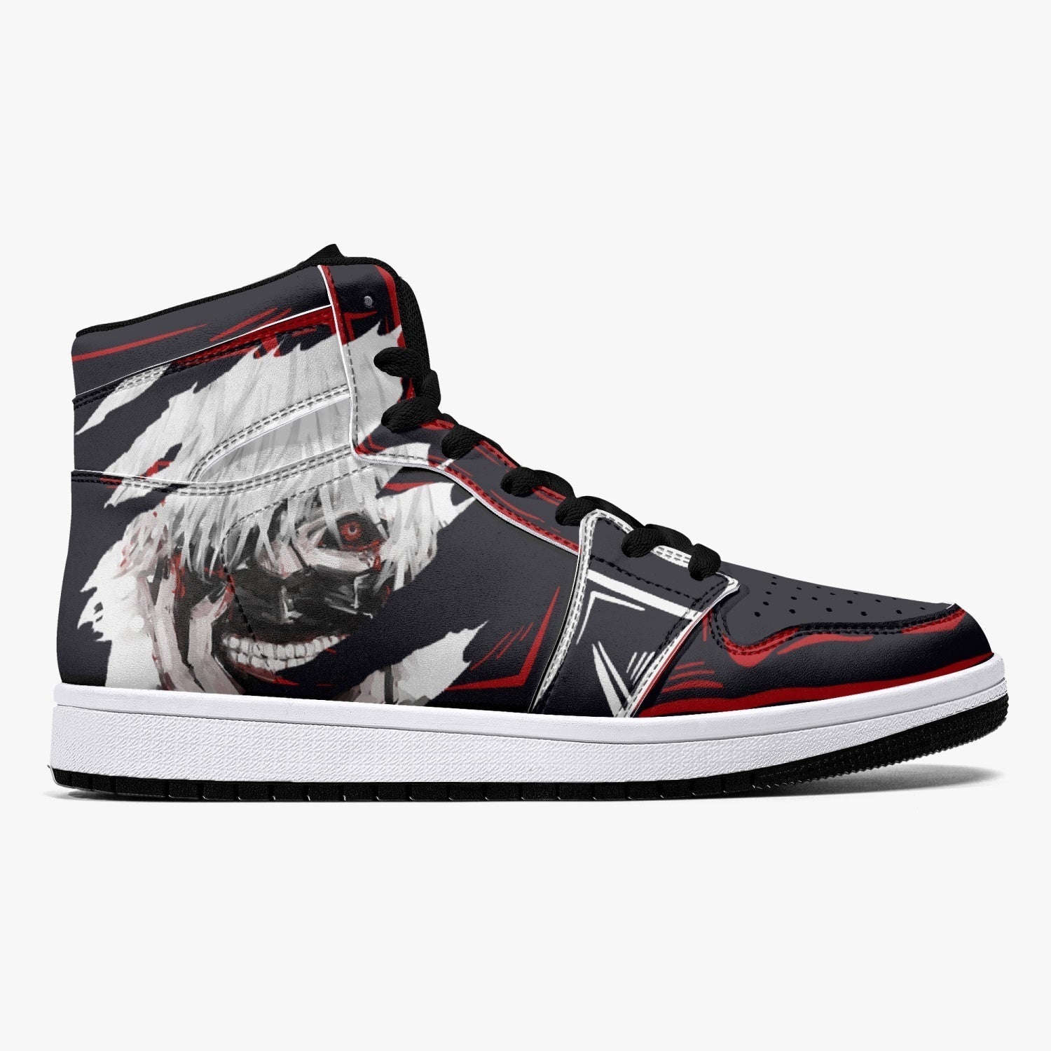 Ken Kaneki Tokyo Ghoul Mid 1 Basketball Shoes