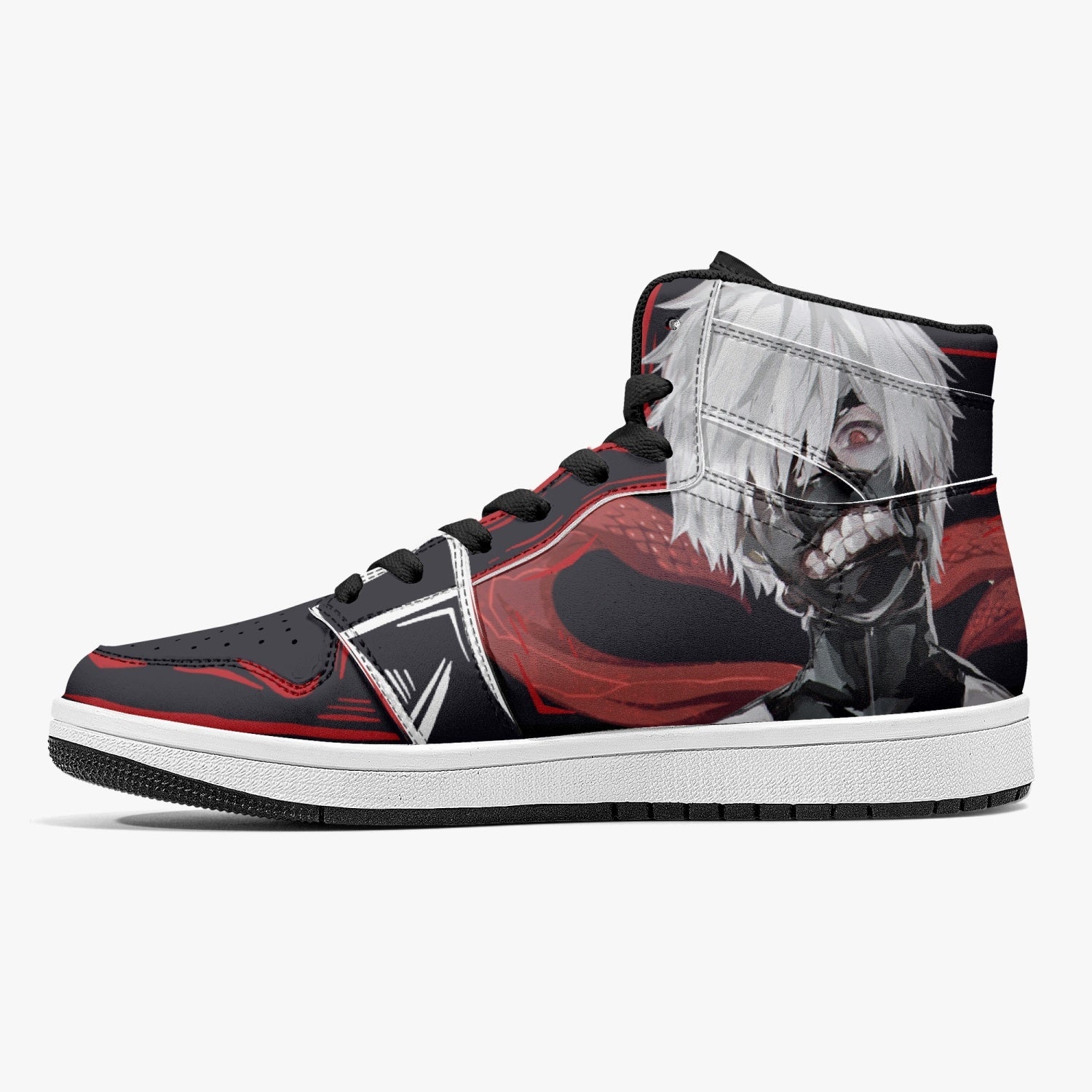 Ken Kaneki Tokyo Ghoul Mid 1 Basketball Shoes