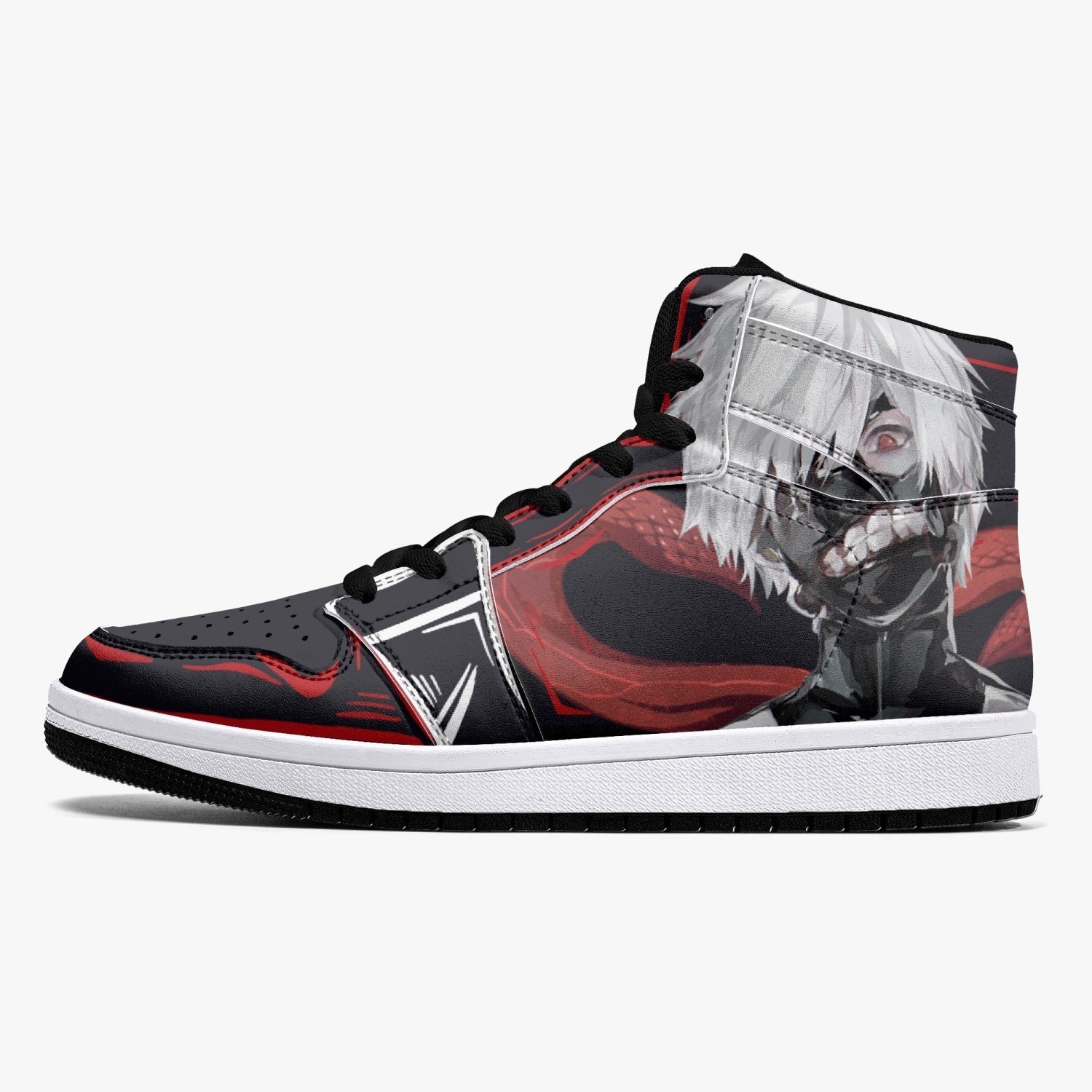 Ken Kaneki Tokyo Ghoul Mid 1 Basketball Shoes