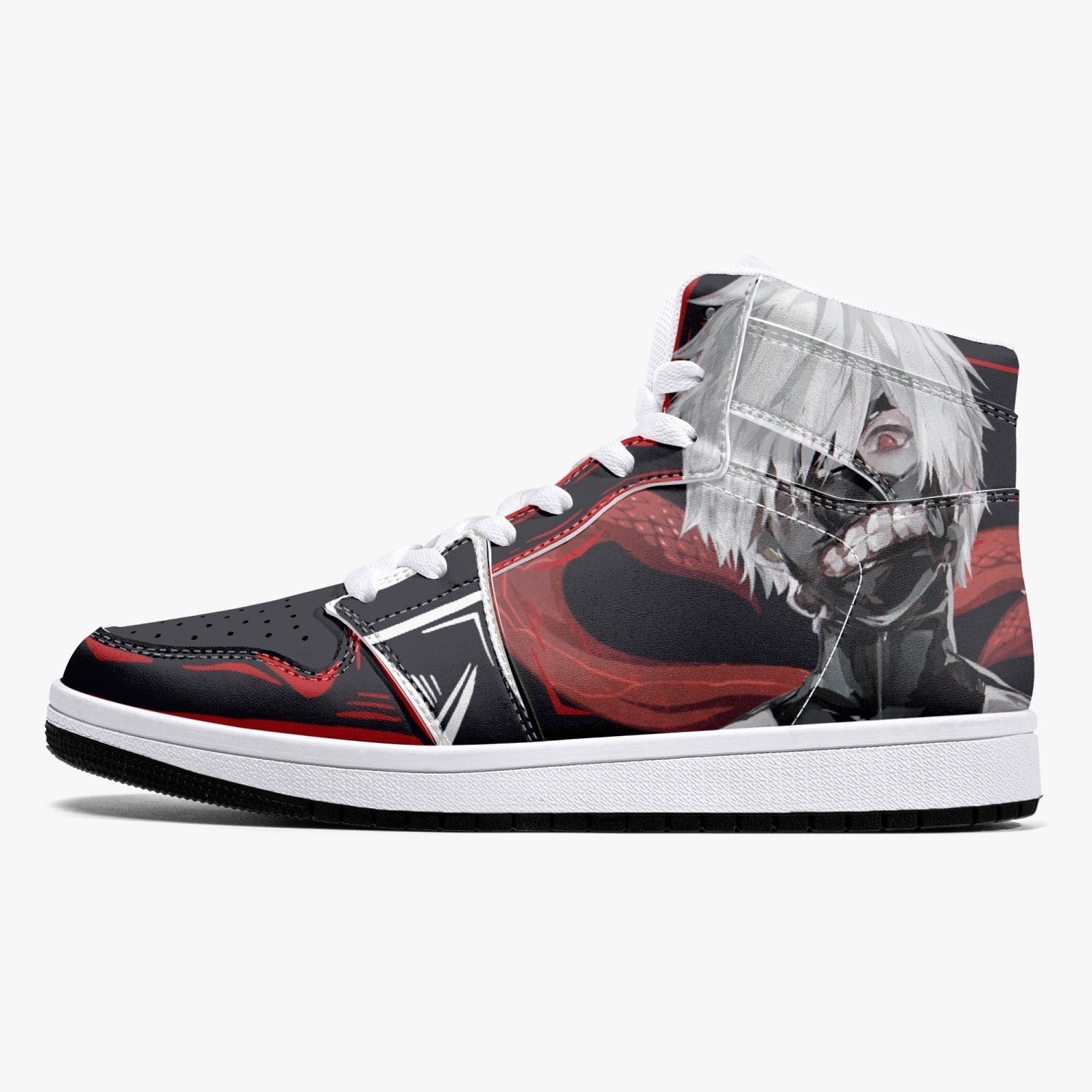 Ken Kaneki Tokyo Ghoul Mid 1 Basketball Shoes