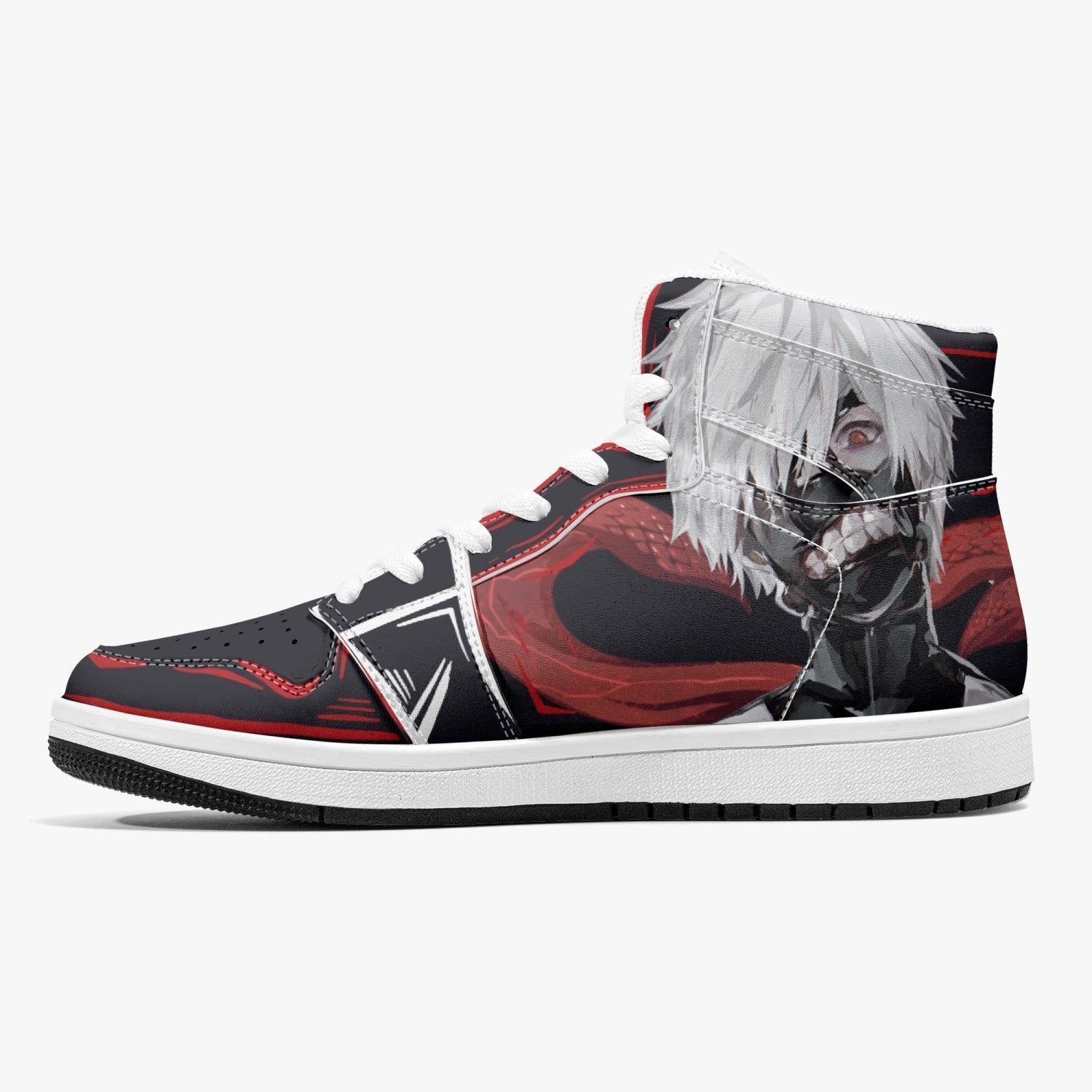 Ken Kaneki Tokyo Ghoul Mid 1 Basketball Shoes