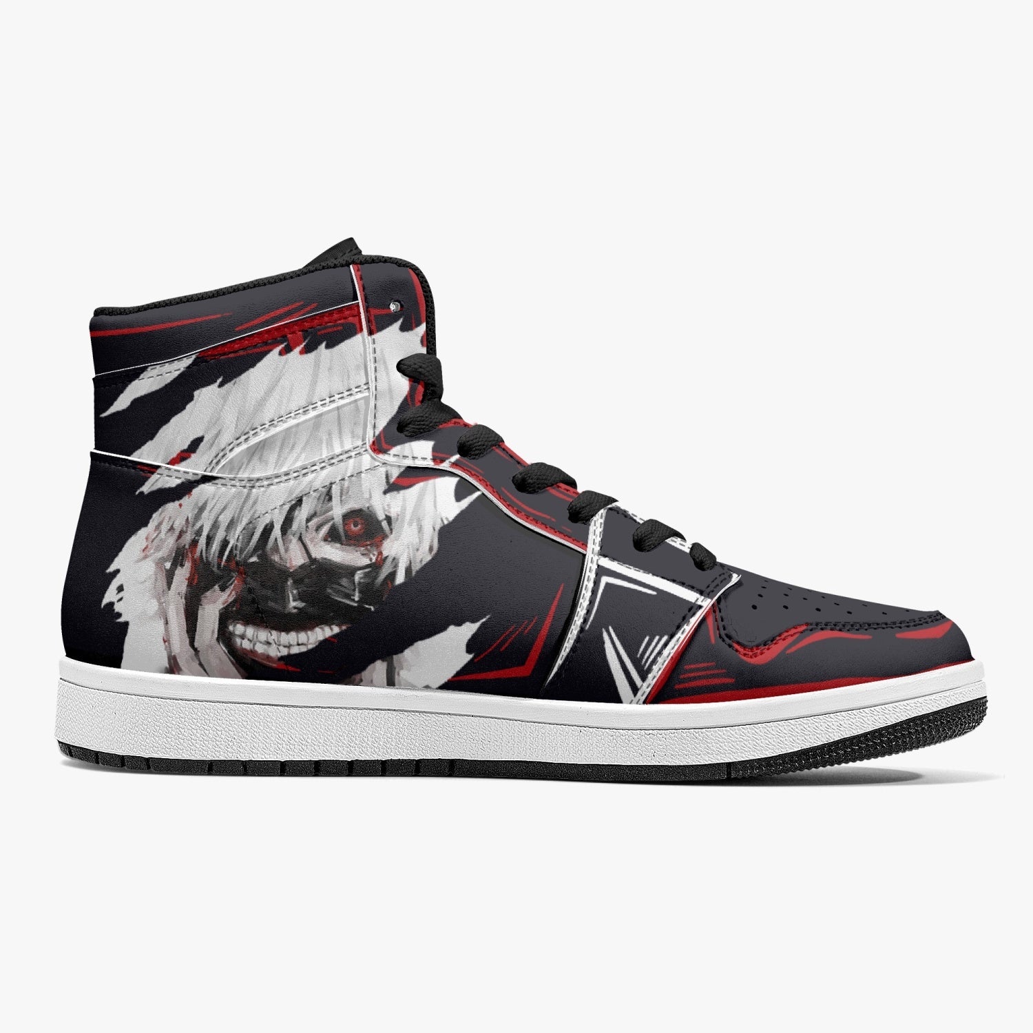 Ken Kaneki Tokyo Ghoul Mid 1 Basketball Shoes