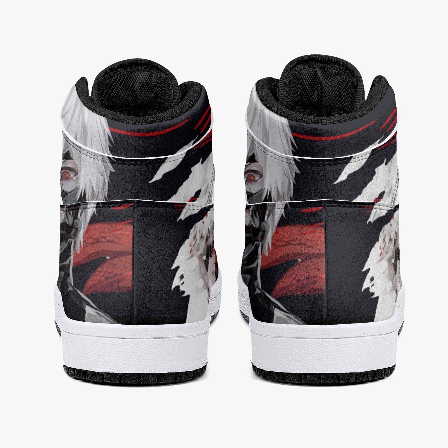 Ken Kaneki Tokyo Ghoul Mid 1 Basketball Shoes