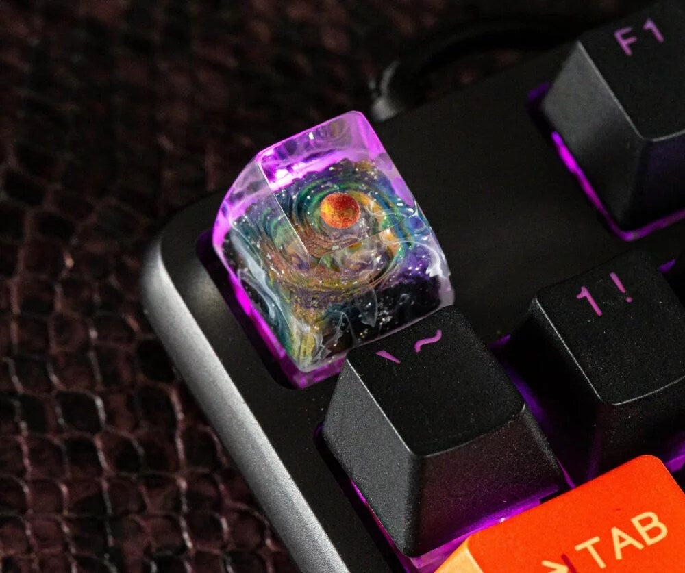 Universe Mars Galaxy keycap - Hirosart