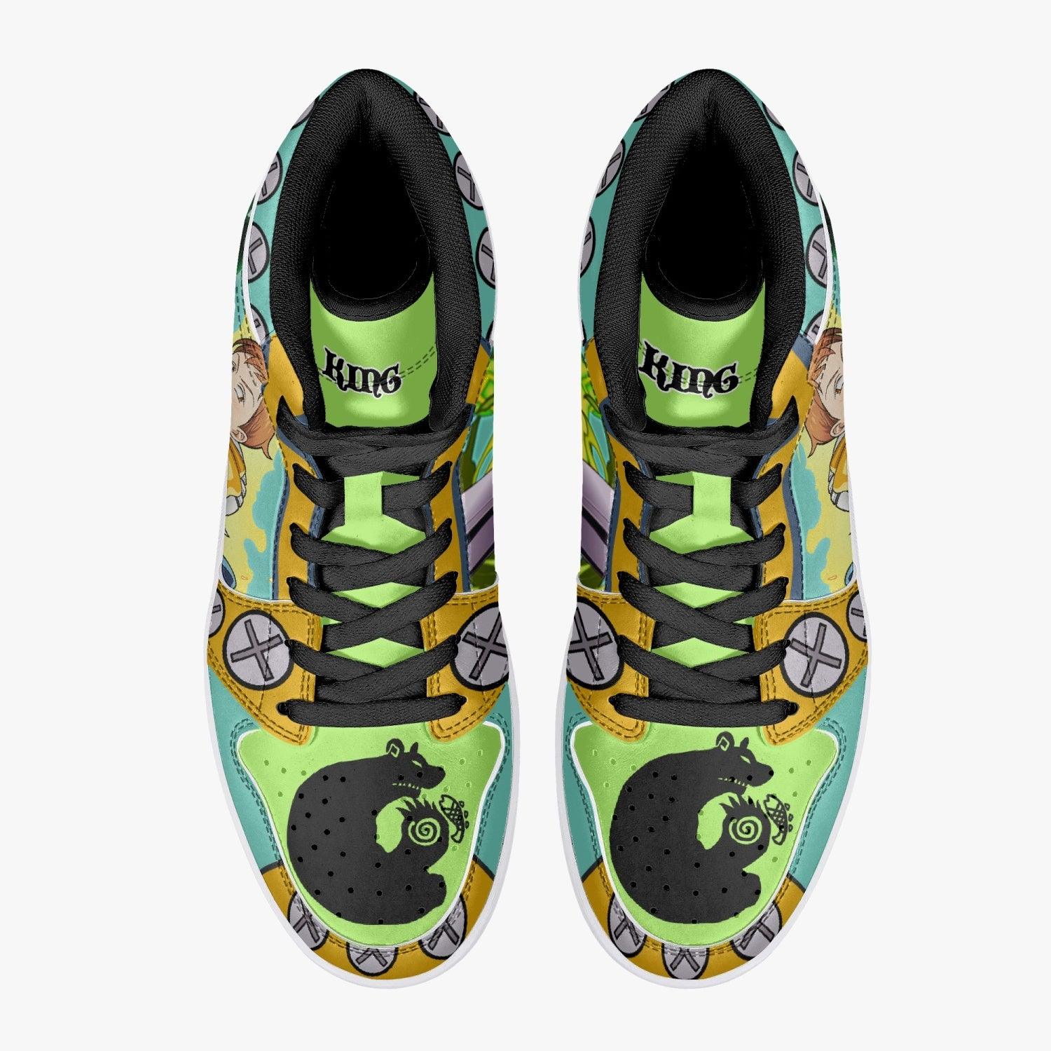 King Seven Deadly Sins Mid 1 Basketball Shoes for Kids