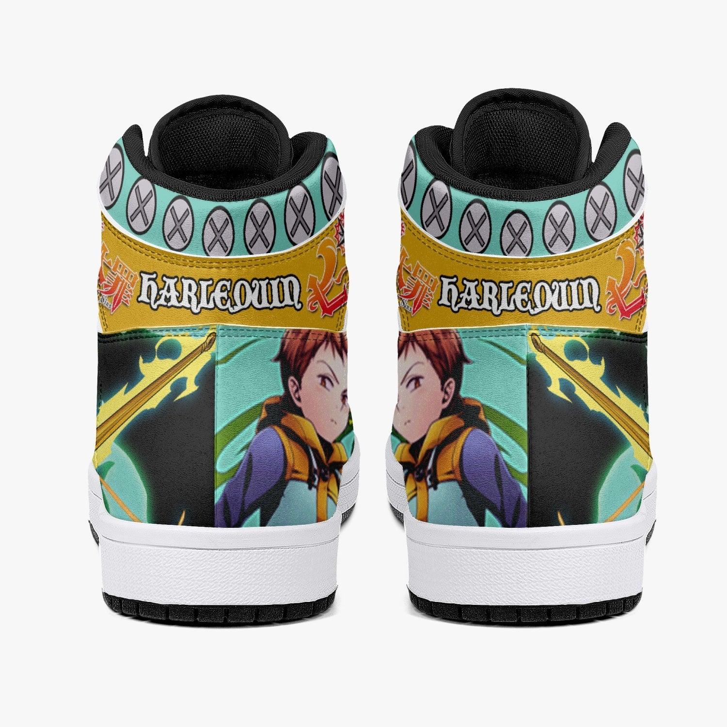 King Seven Deadly Sins Mid 1 Basketball Shoes for Kids