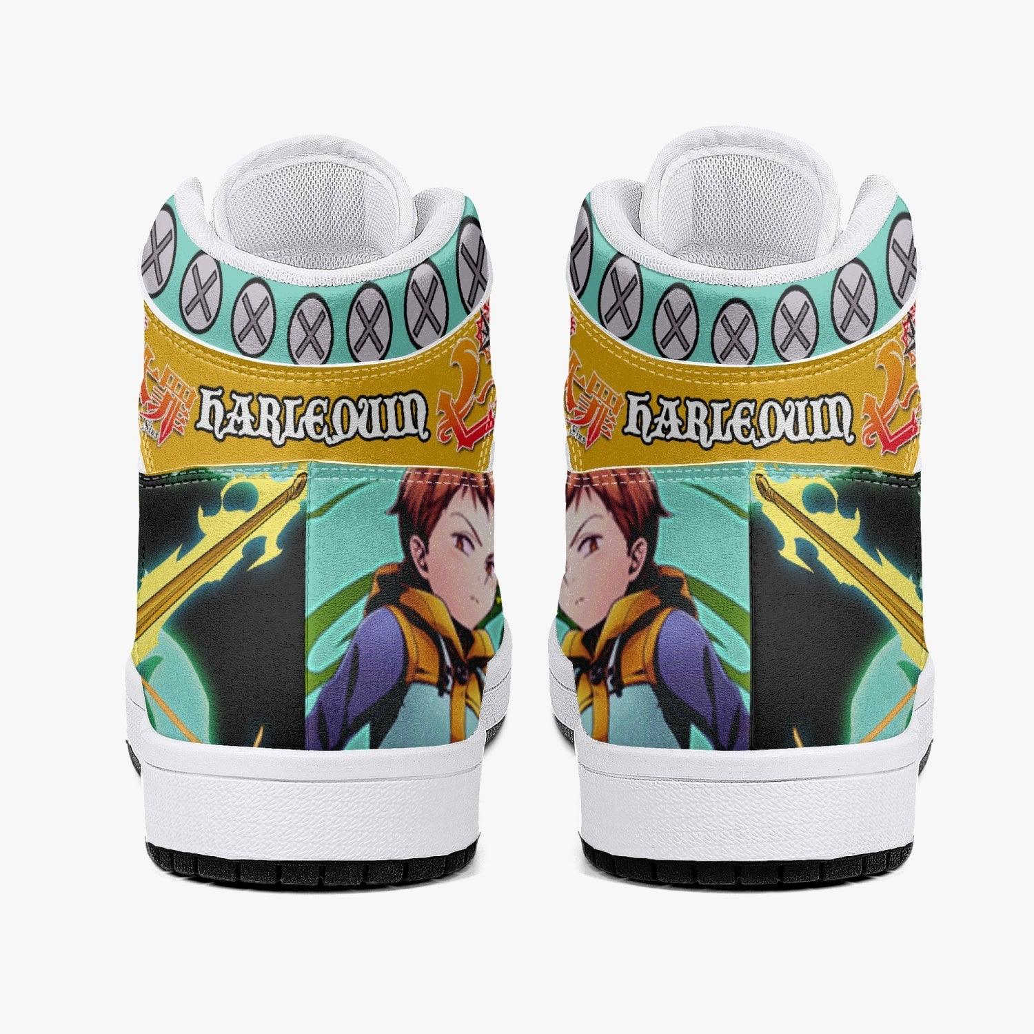 King Seven Deadly Sins Mid 1 Basketball Shoes for Kids