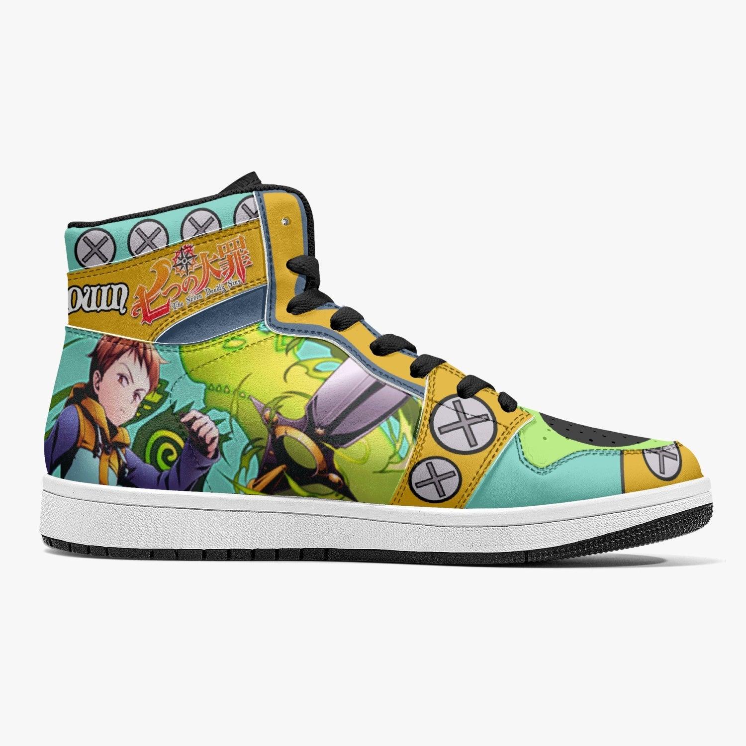 King Seven Deadly Sins Mid 1 Basketball Shoes for Kids