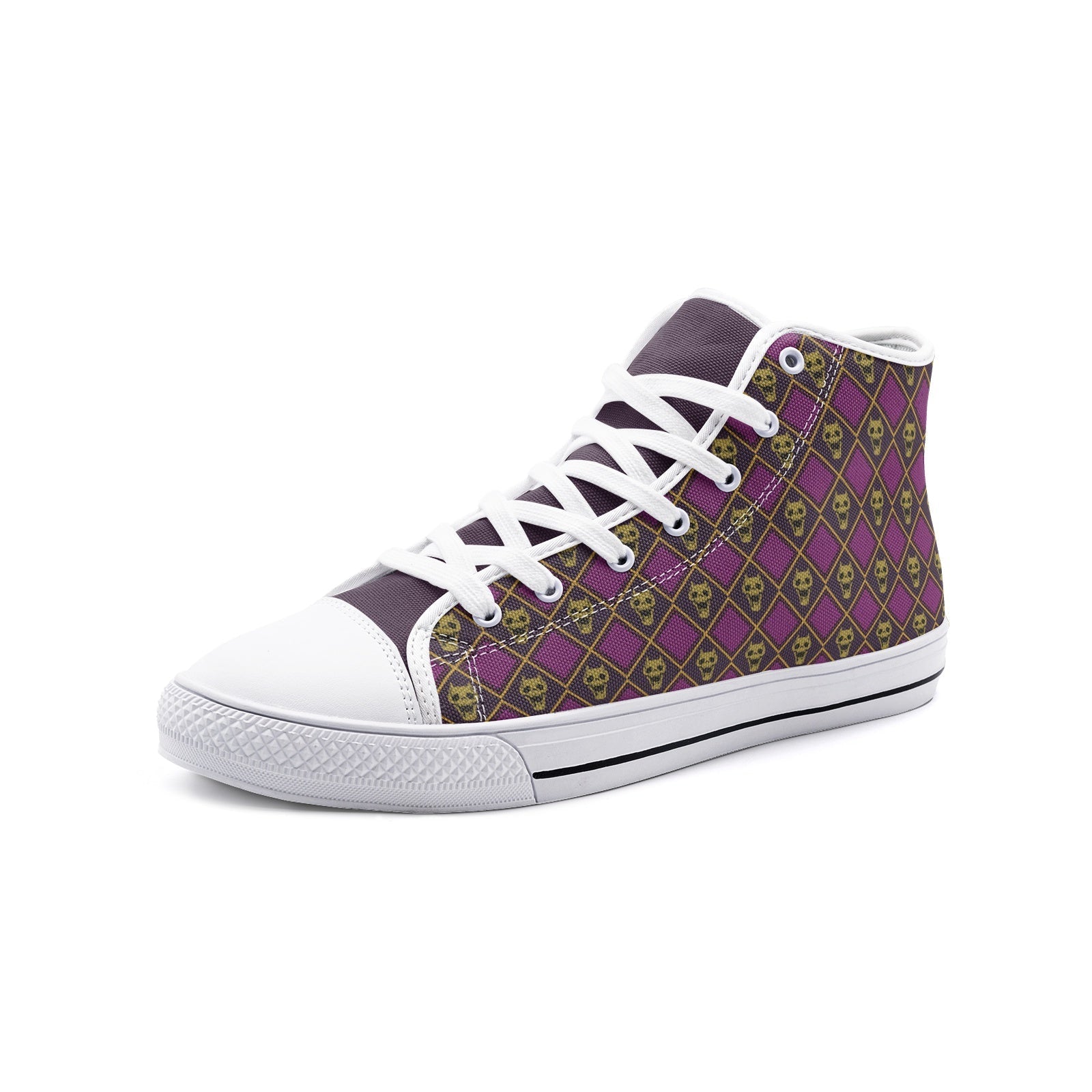 Kira Killer Queen JoJo's Bizarre Adventure Classic High Top Canvas Shoes