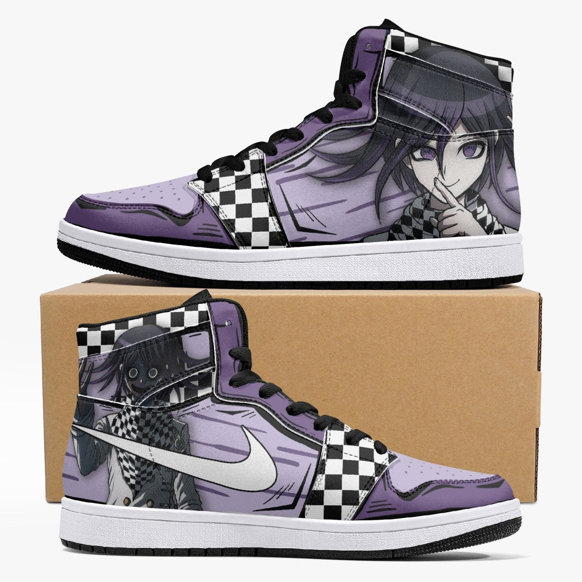 Kokichi Oma Danganronpa Mid 1 Basketball Shoes