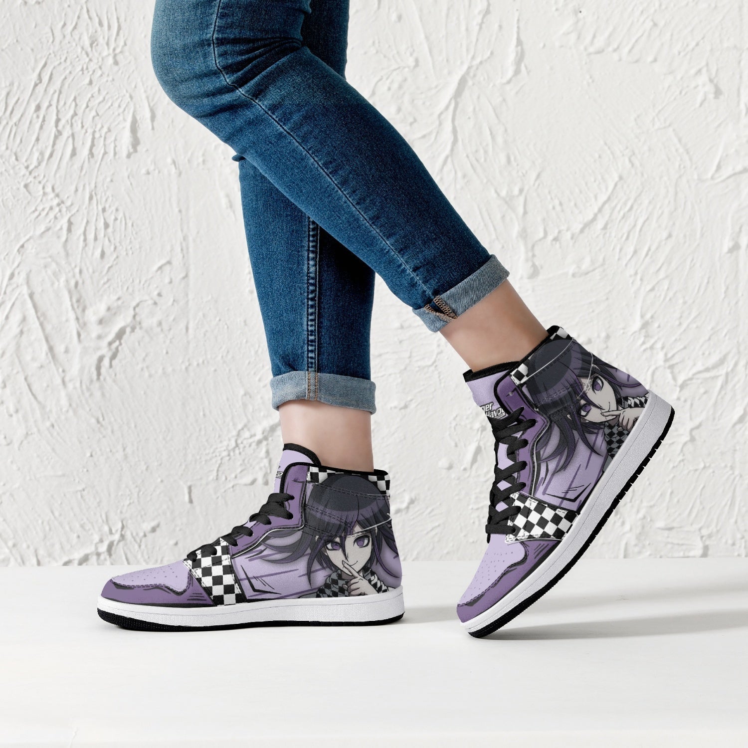 Kokichi Oma Danganronpa Mid 1 Basketball Shoes