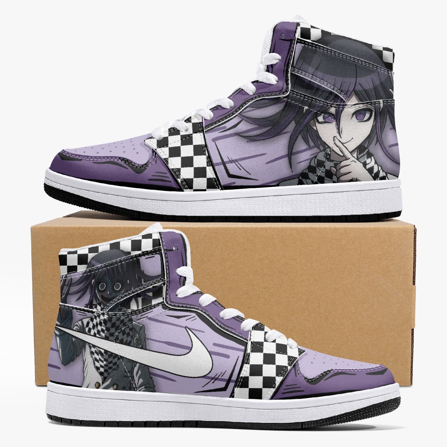 Kokichi Oma Danganronpa Mid 1 Basketball Shoes