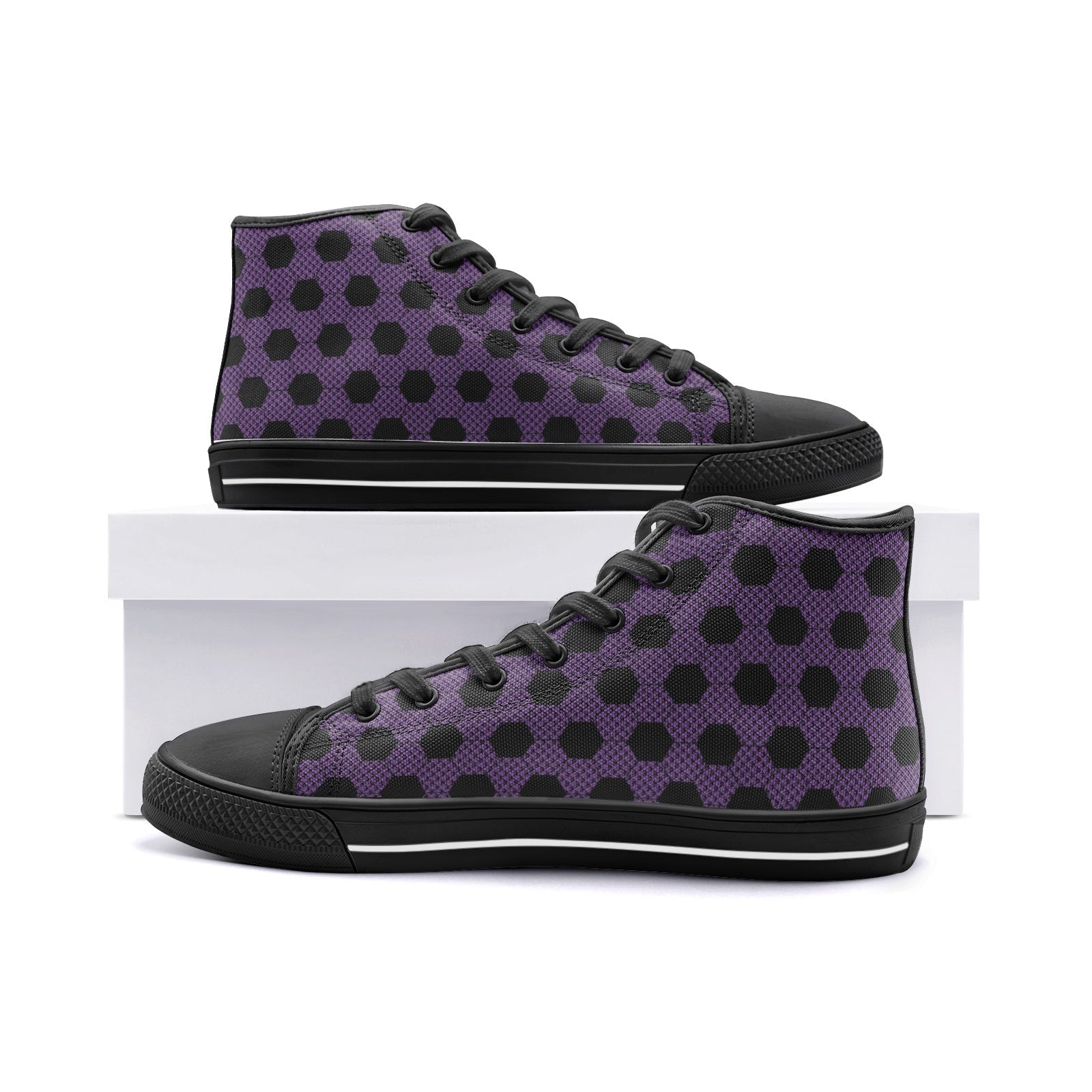 Kokushibo Demon Slayer Classic High Top Canvas Shoes