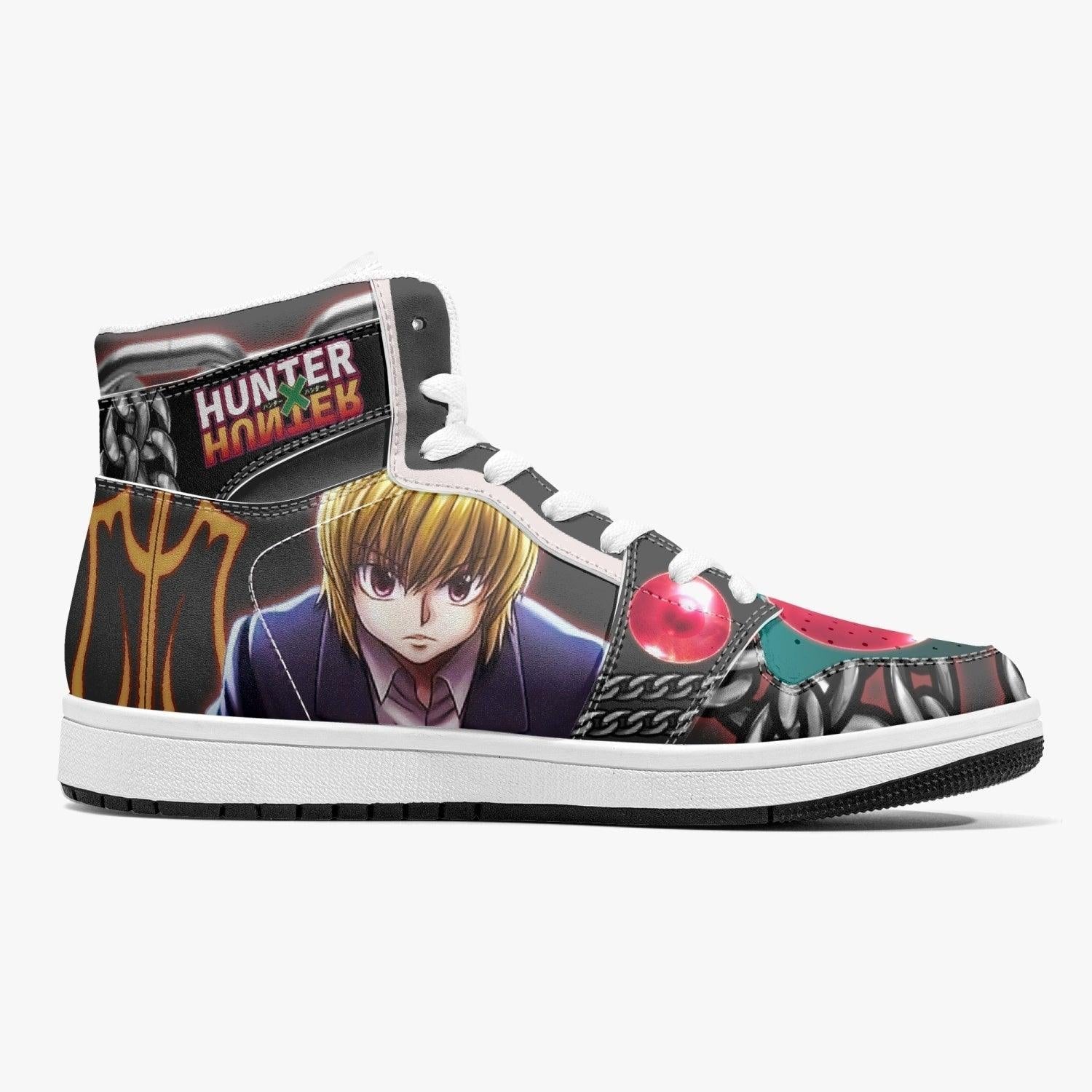 Kurapika Black Suit Hunter X Hunter Mid 1 Basketball Shoes for Kids