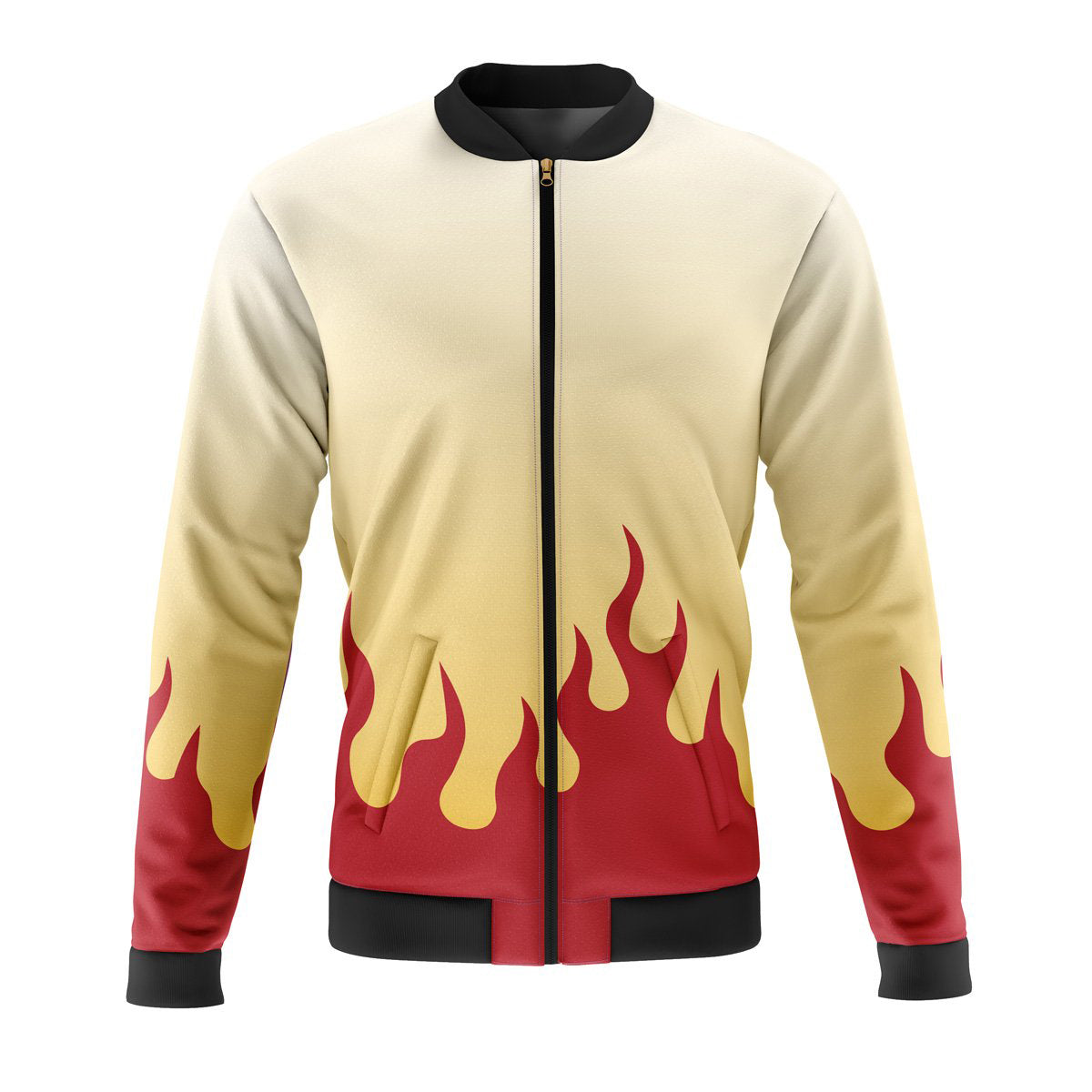 Kyojuro Demon Slayer Casual Bomber Jacket