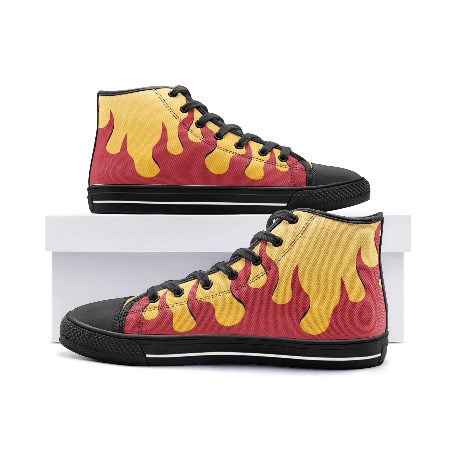 Kyojuro Demon Slayer Classic High Top Canvas Shoes