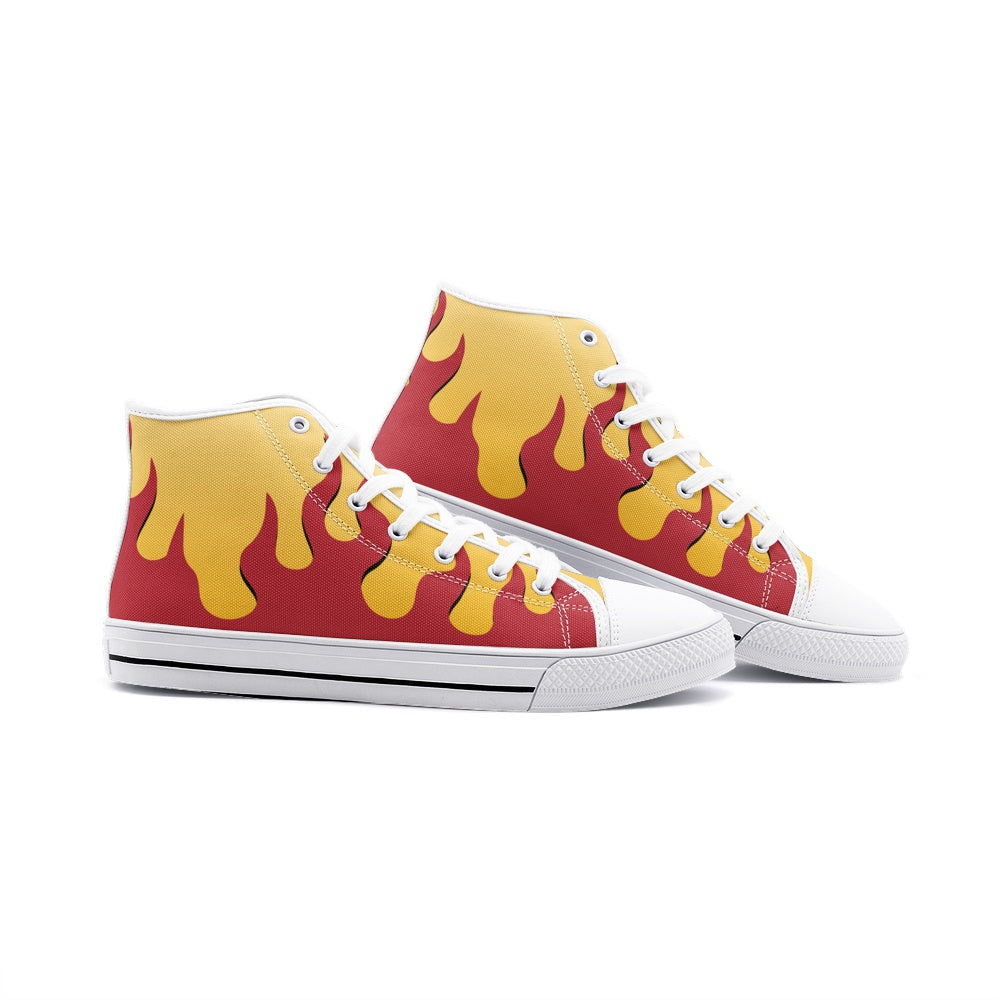 Kyojuro Demon Slayer Classic High Top Canvas Shoes