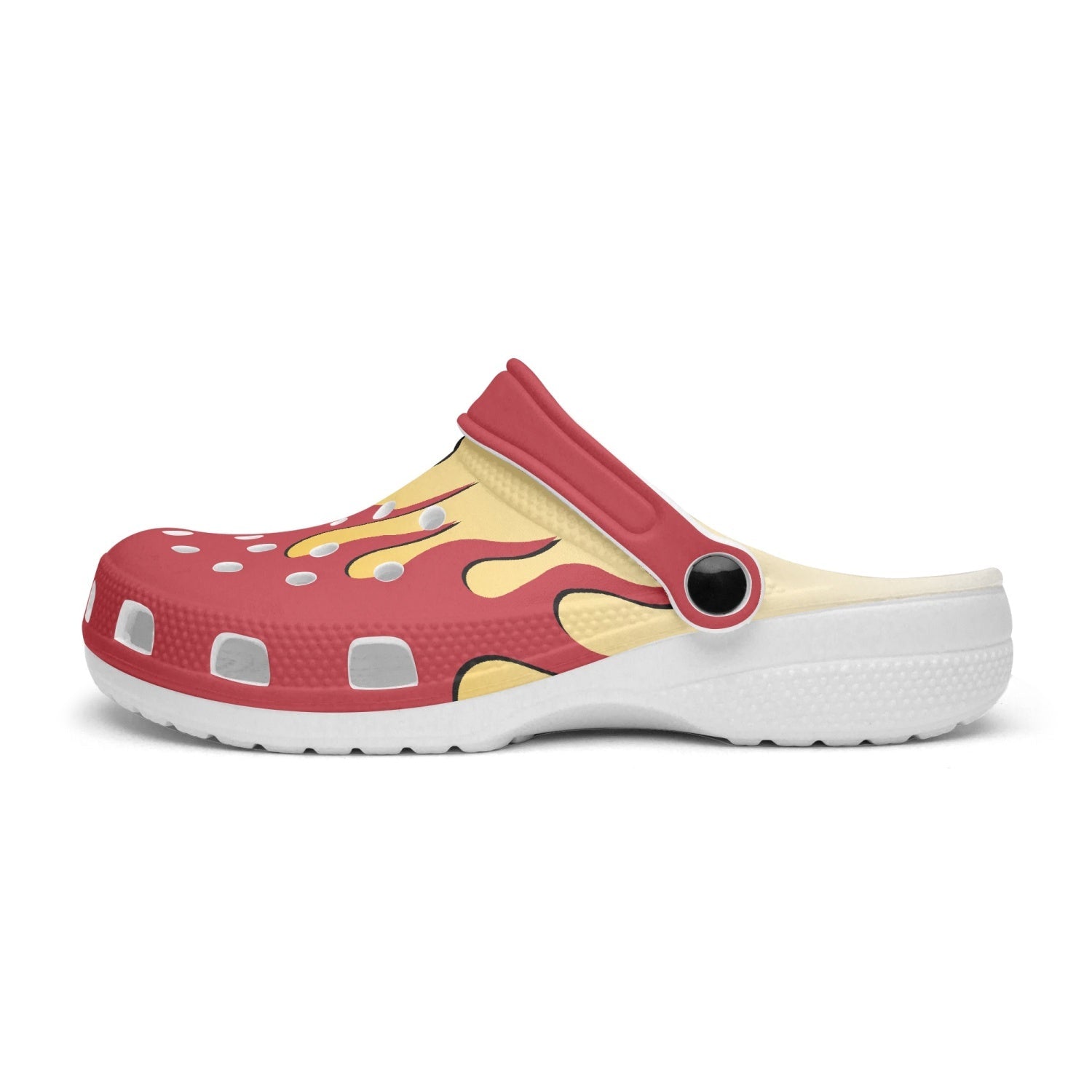 Kyojuro Demon Slayer Custom Clogs for Kids