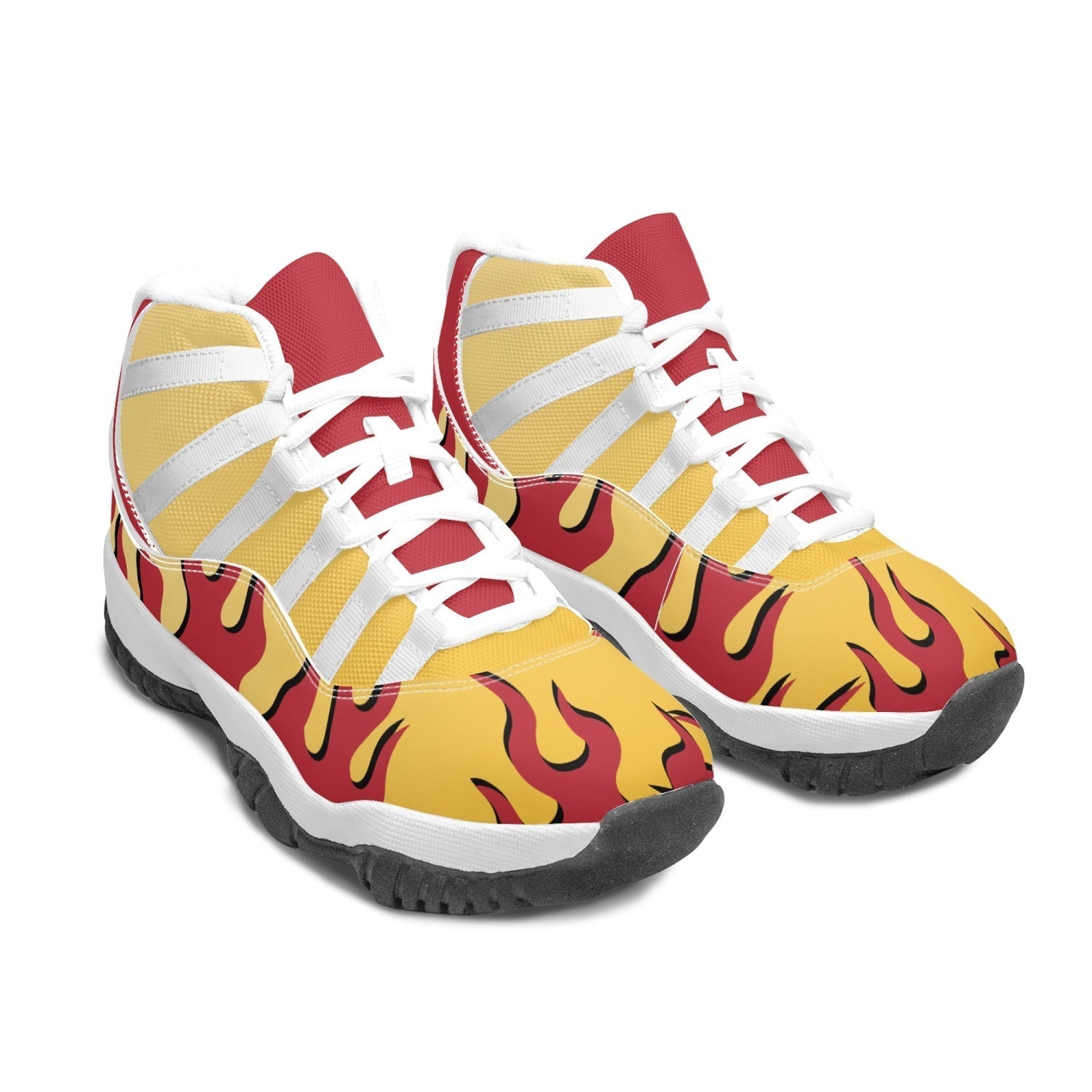 Kyojuro Rengoku Demon Slayer Mid 11 Basketball Shoes