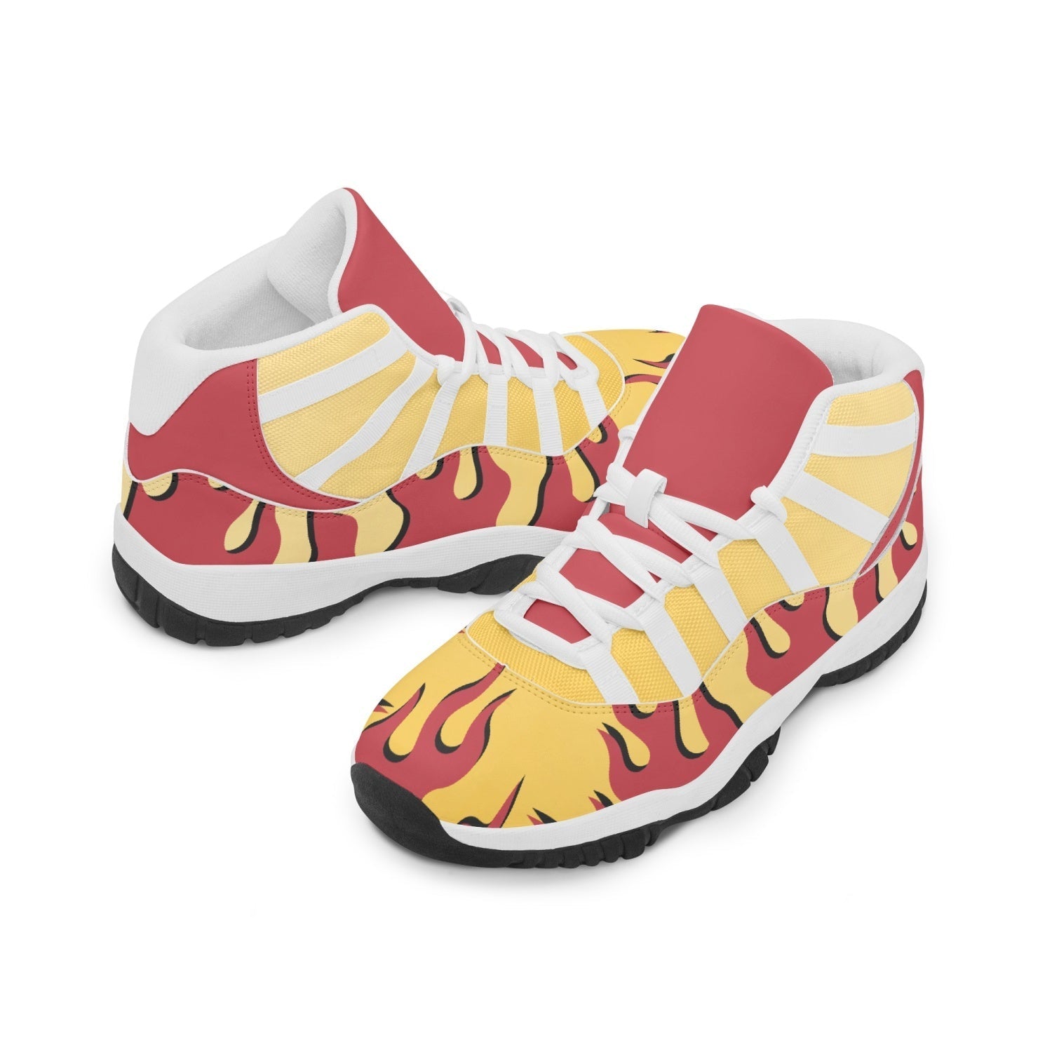 Kyojuro Rengoku Demon Slayer Mid 11 Basketball Shoes