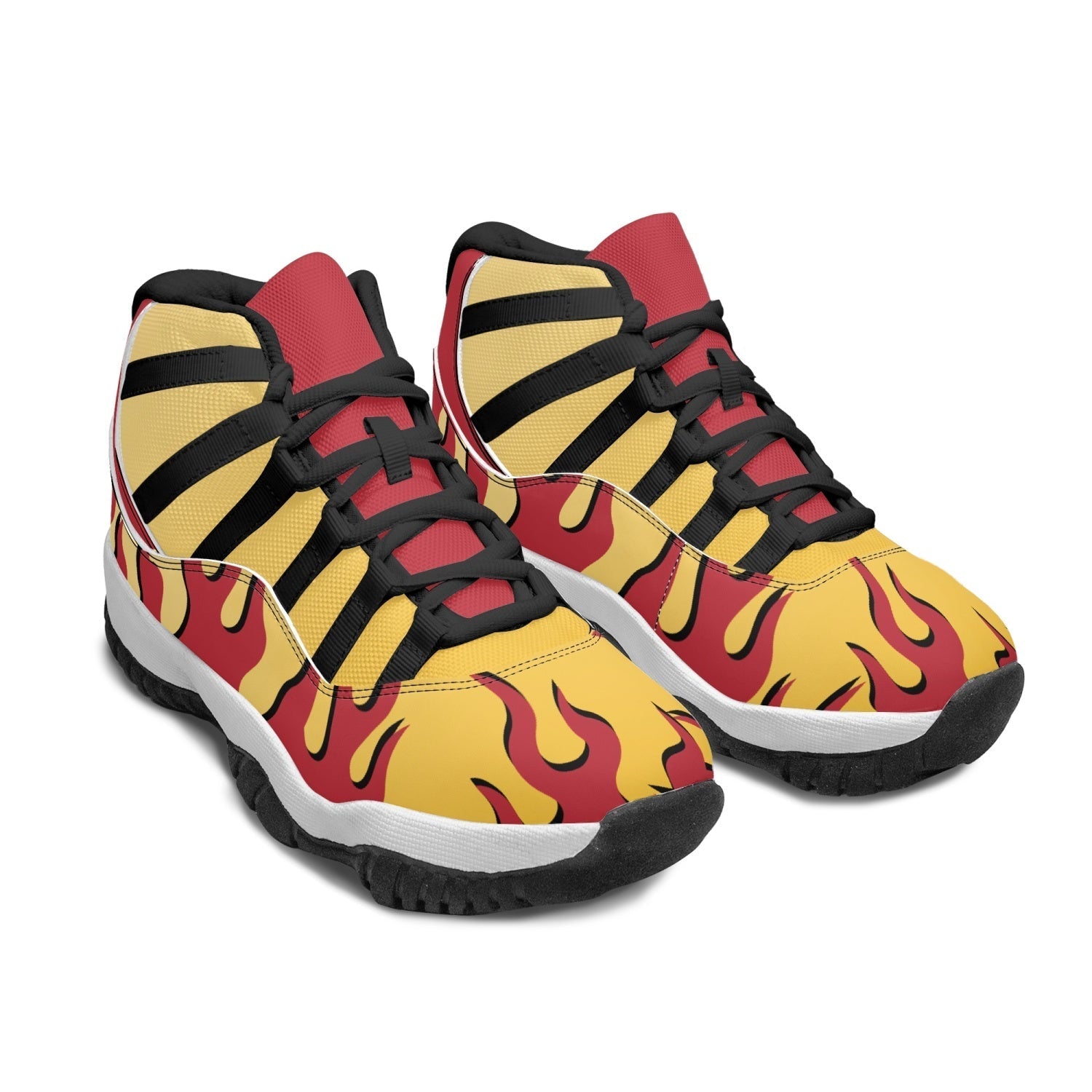 Kyojuro Rengoku Demon Slayer Mid 11 Basketball Shoes