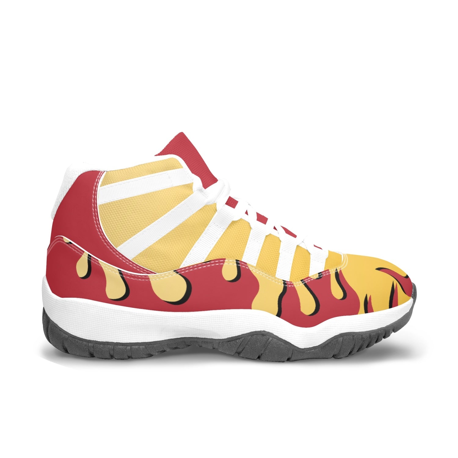 Kyojuro Rengoku Demon Slayer Mid 11 Basketball Shoes