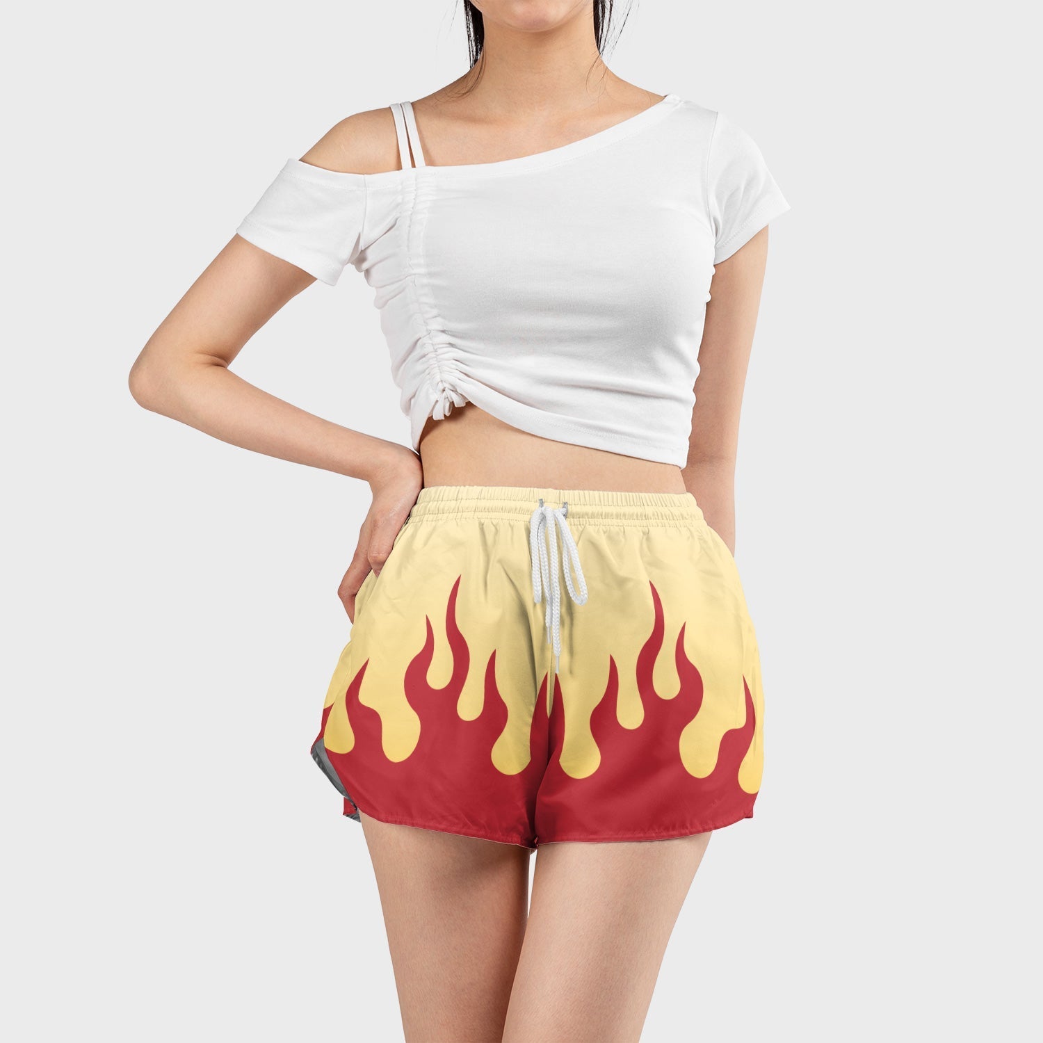 Kyojuro Rengoku Demon Slayer Women Board Shorts