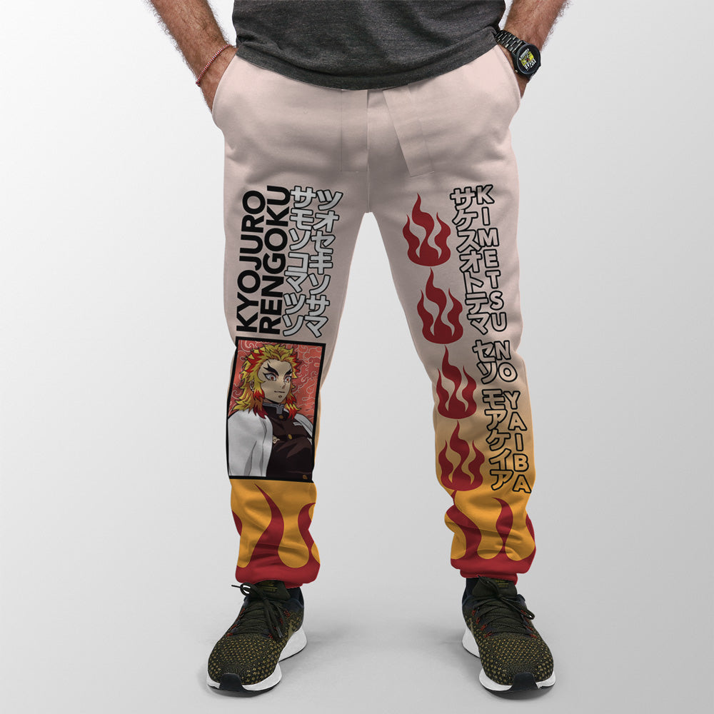 Kyojuro Rengoku Haori Demon Slayer Streetwear Sweatpants