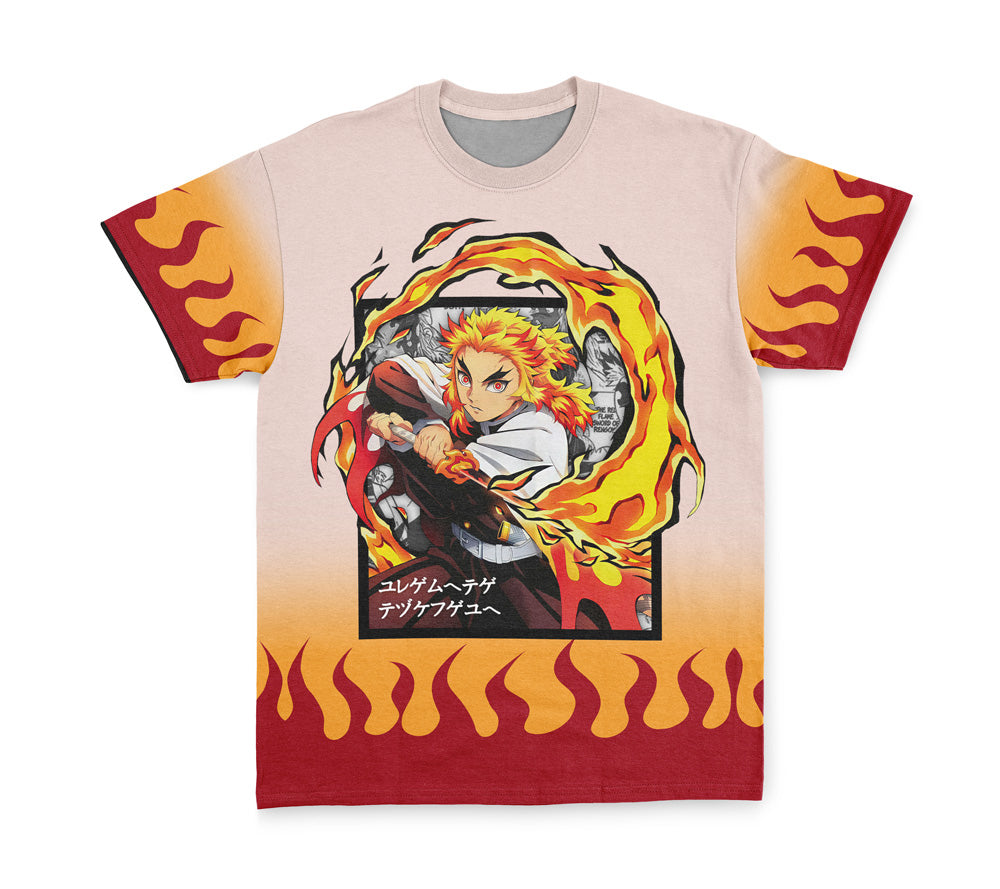 Kyojuro Rengoku Haori Demon Slayer Streetwear T-Shirt