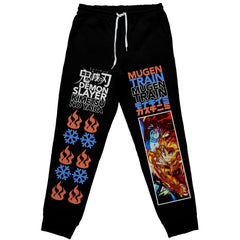 Kyojuro Rengoku vs Akaza Demon Slayer" Streetwear Sweatpants