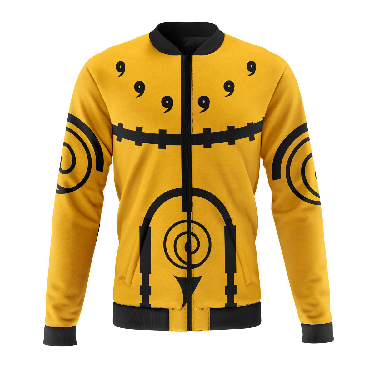 Kyuubi Mode Naruto" Casual Bomber Jacket