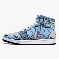 Lapras Pokemon Mid 1 Basketball Shoes