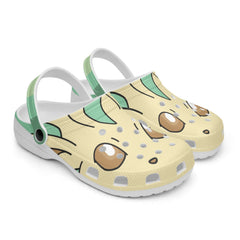 Leafeon Pokemon Custom Clogs for Kids