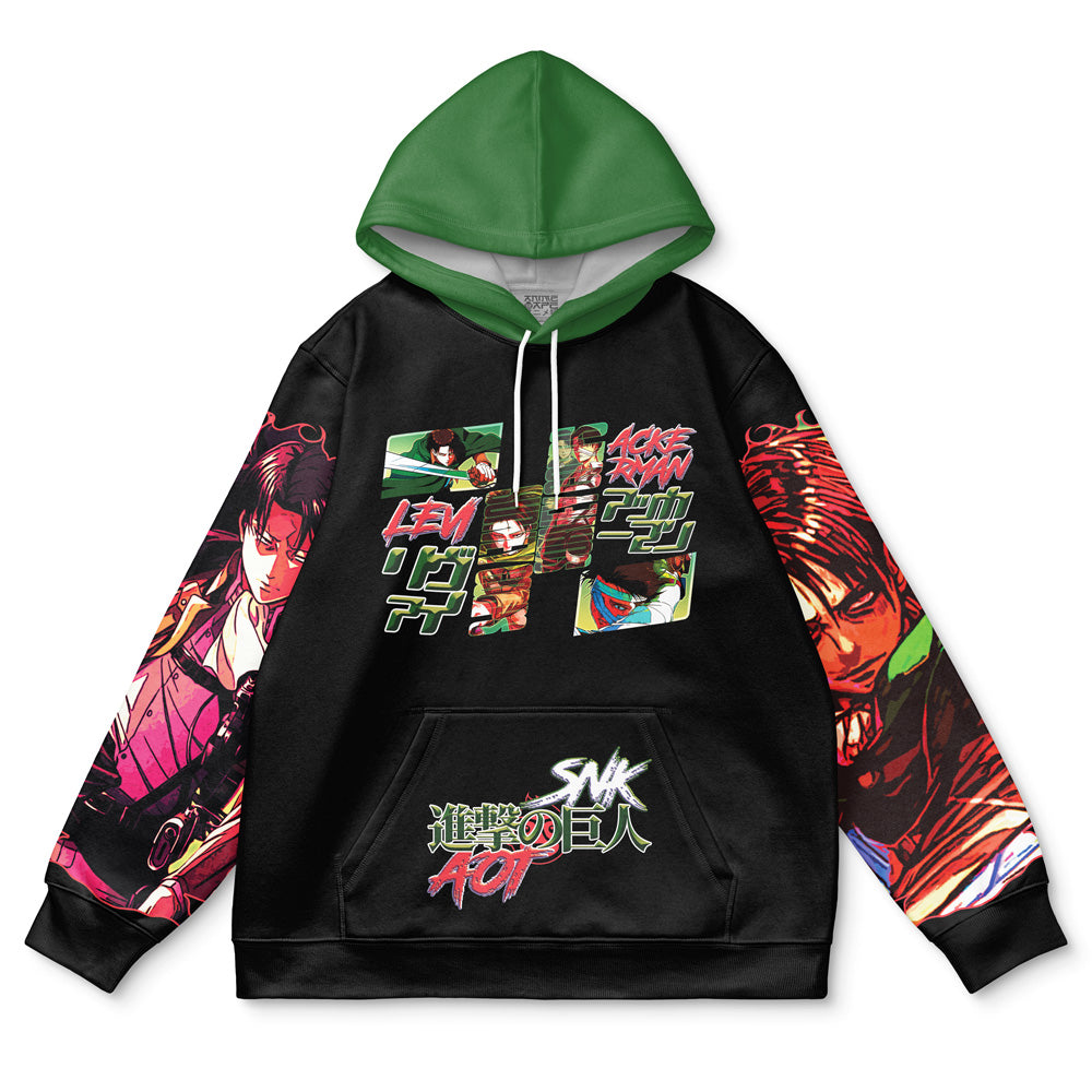 Levi Ackerman V4 Attack on Titan Streetwear Hoodie