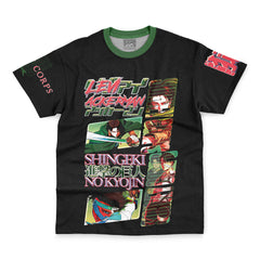 Levi Ackerman V4 Attack on Titan Streetwear T-Shirt