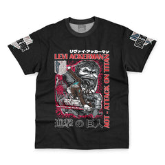 Levi Ackerman x Beast Titan Attack on Titan Streetwear T-Shirt