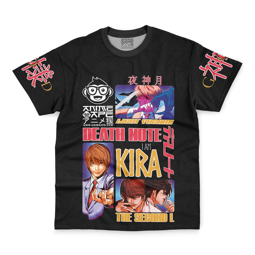 Light Yagami V2 Death Note Streetwear T-Shirt