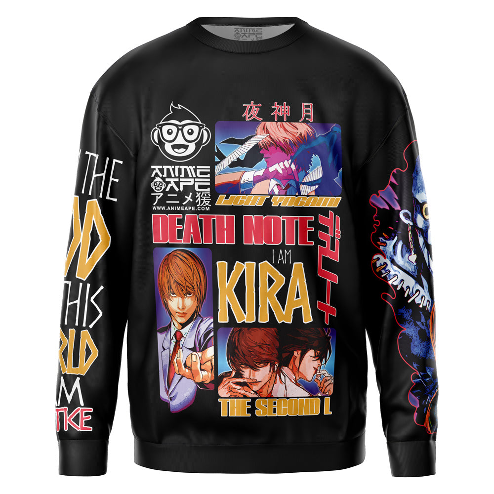 Light Yagami V2 Death Note Streetwear Sweatshirt
