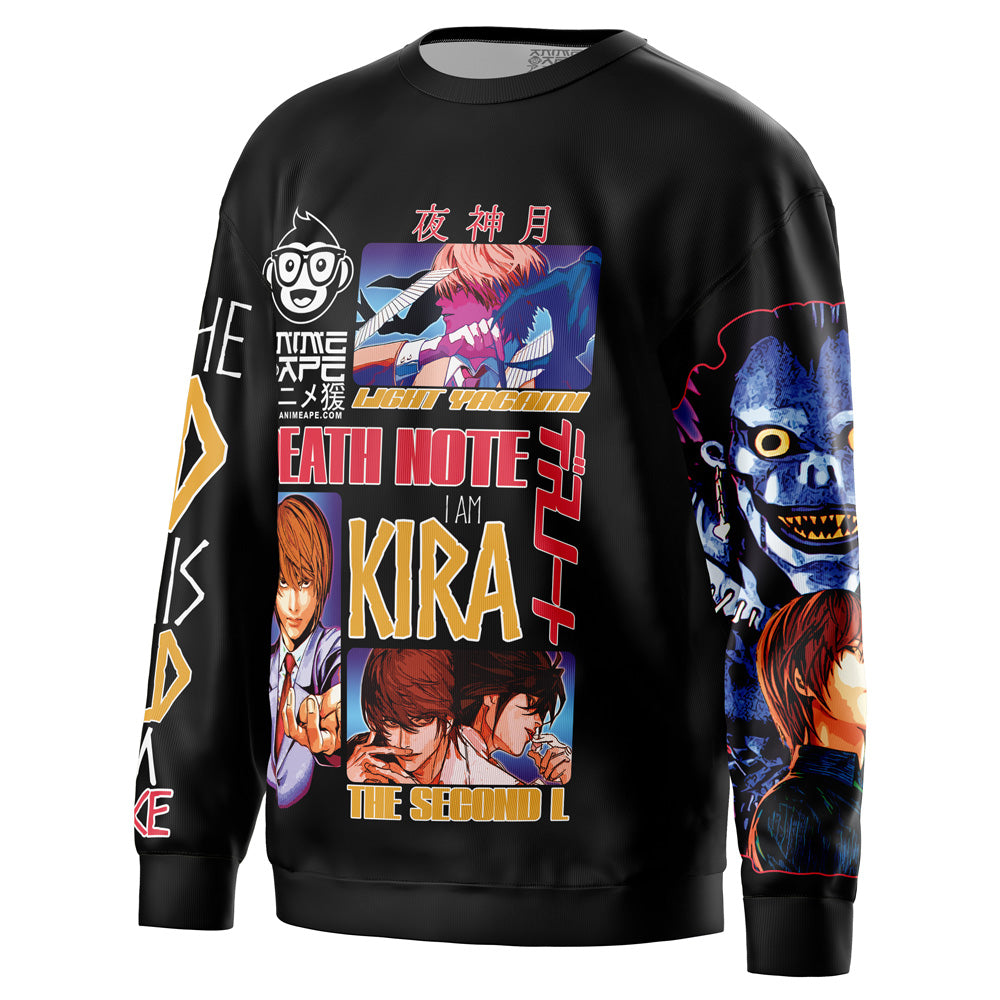 Light Yagami V2 Death Note Streetwear Sweatshirt